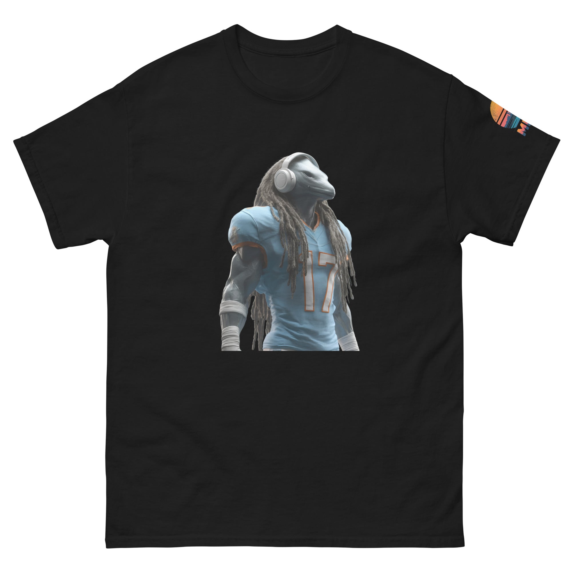 Dolphin 6 M Unisex classic tee Black