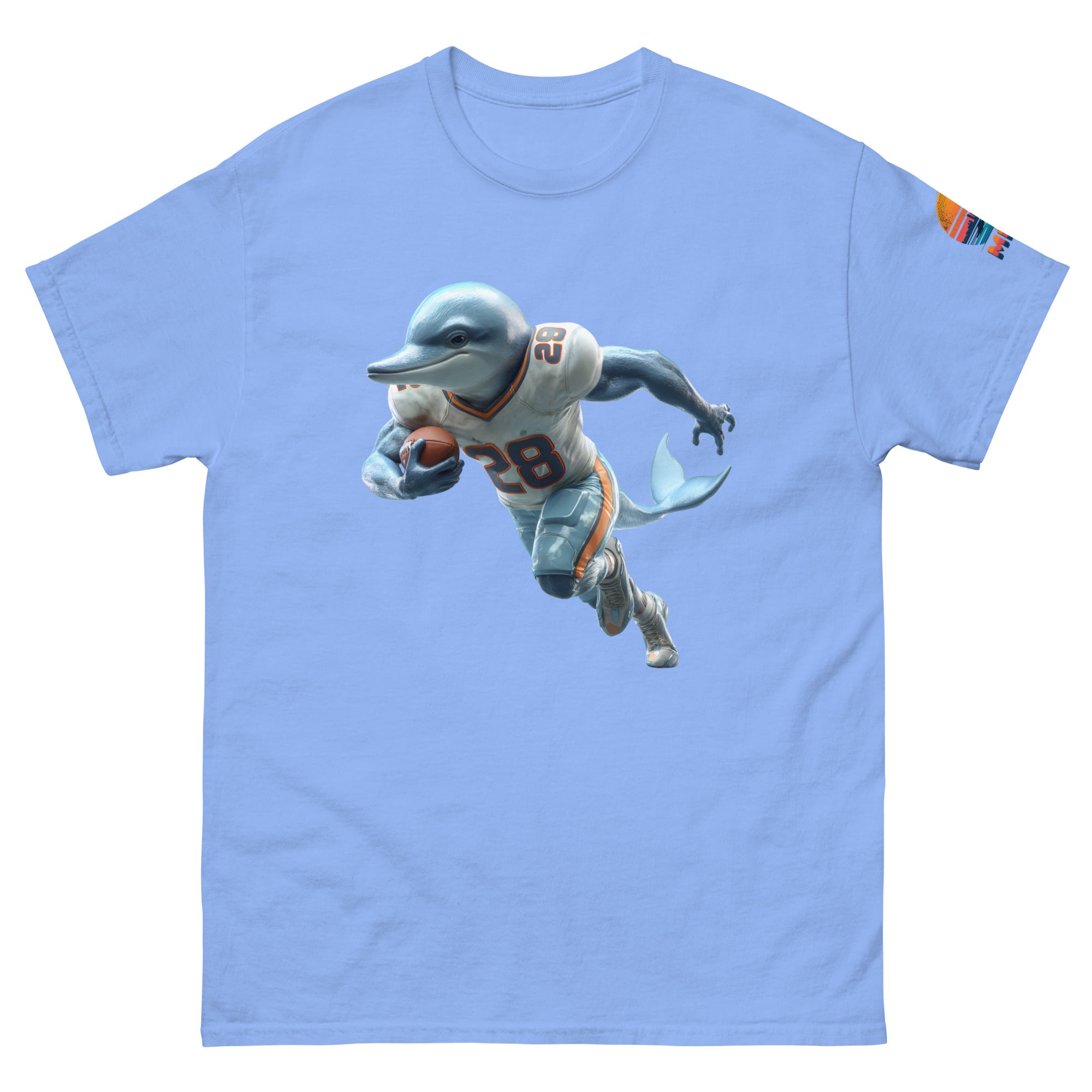 Dolphin 2 M Unisex classic tee Carolina Blue