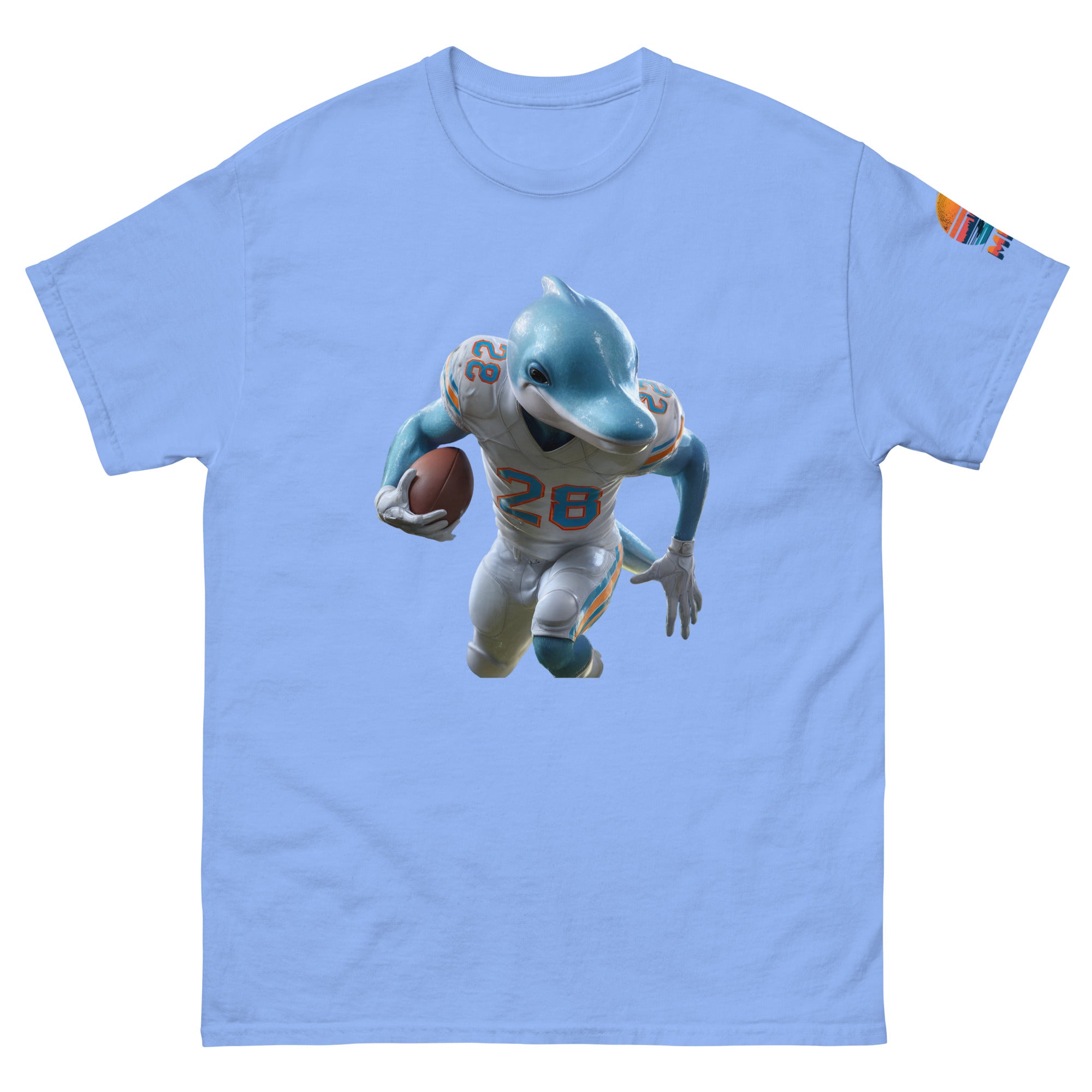 Dolphin 3 M Unisex classic tee Carolina Blue