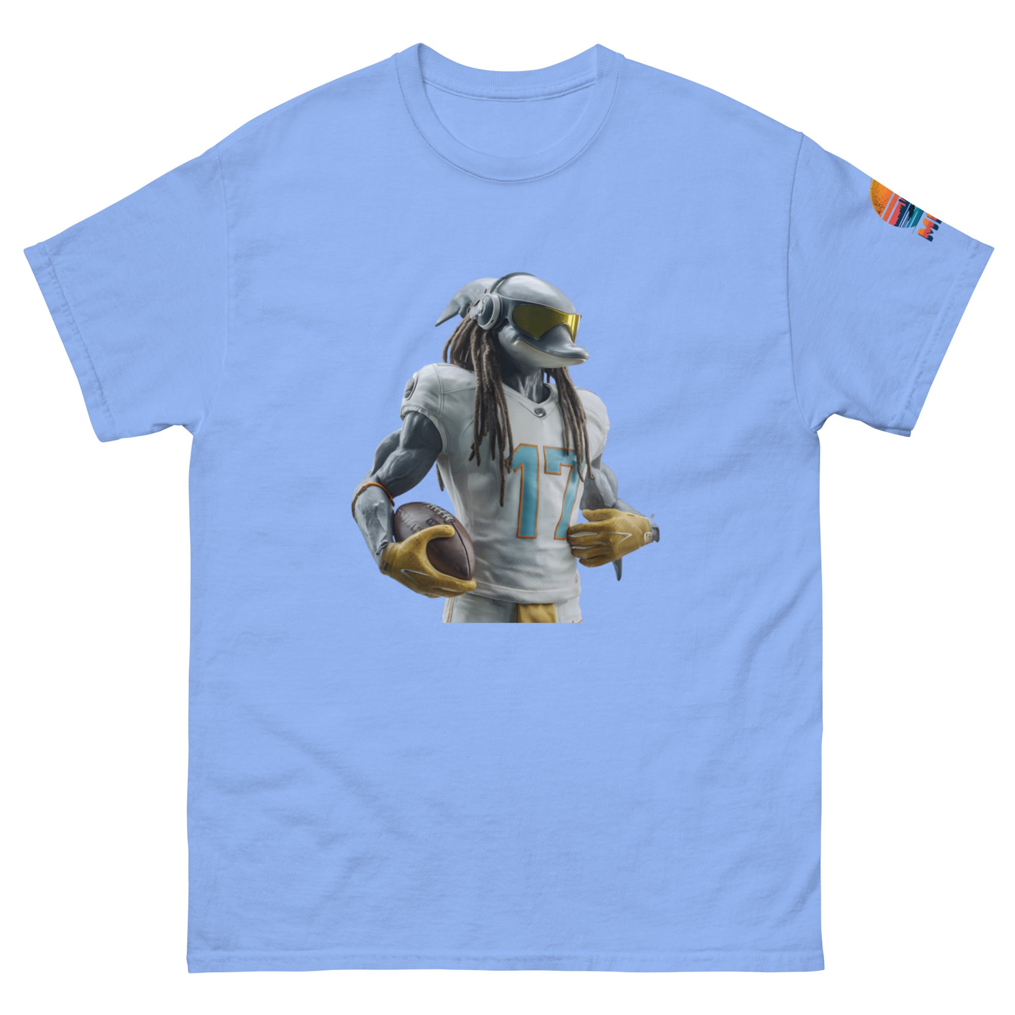 Dolphin 4 M Unisex classic tee Carolina Blue