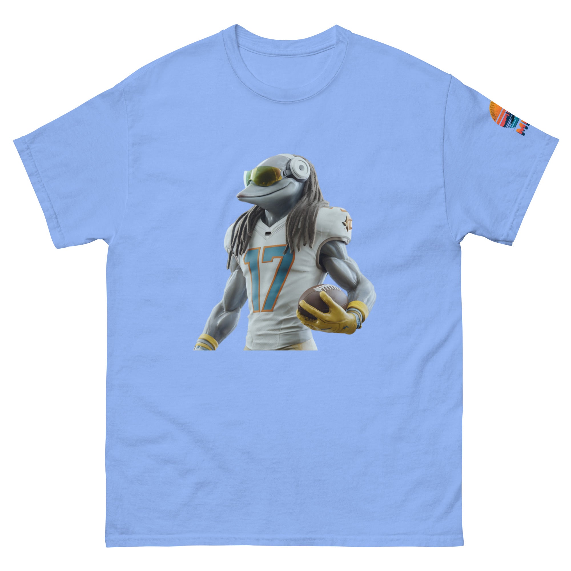 Dolphin 5 M Unisex classic tee Carolina Blue