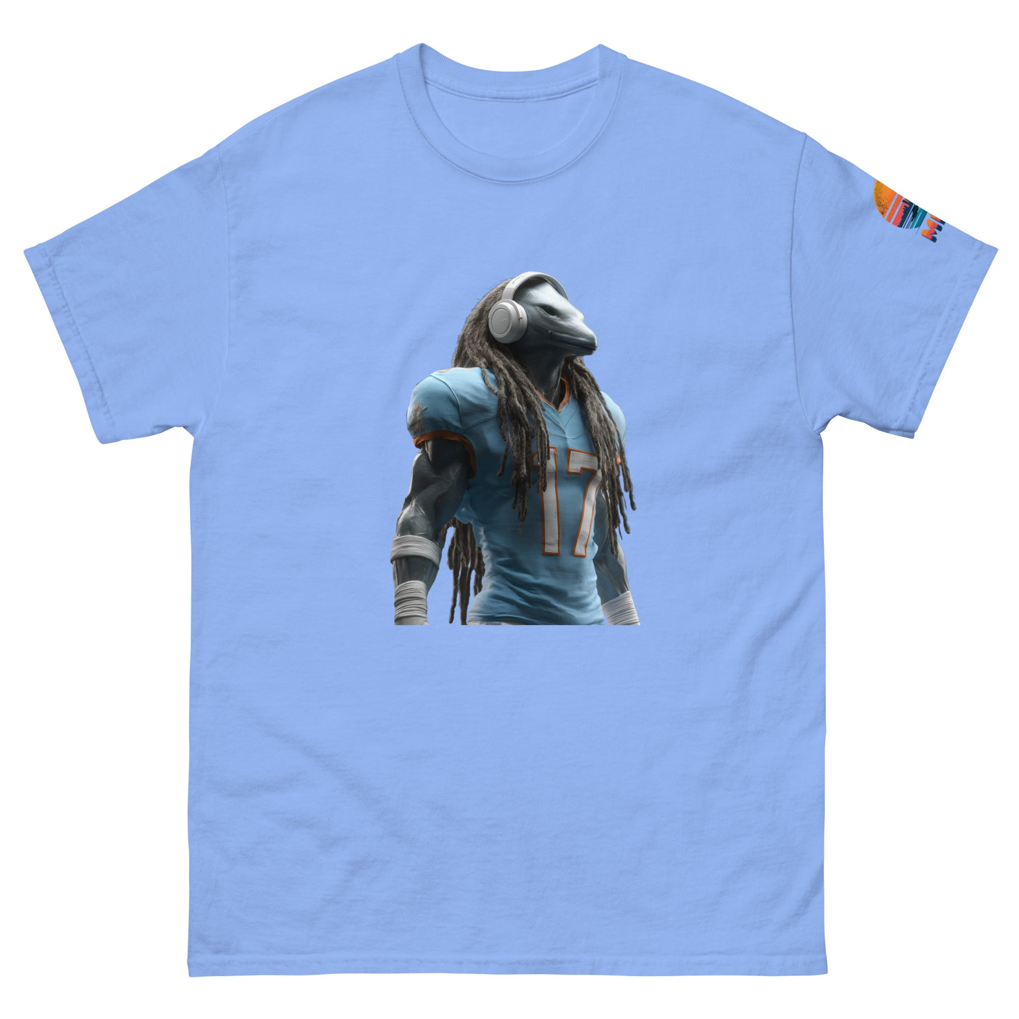 Dolphin 6 M Unisex classic tee Carolina Blue