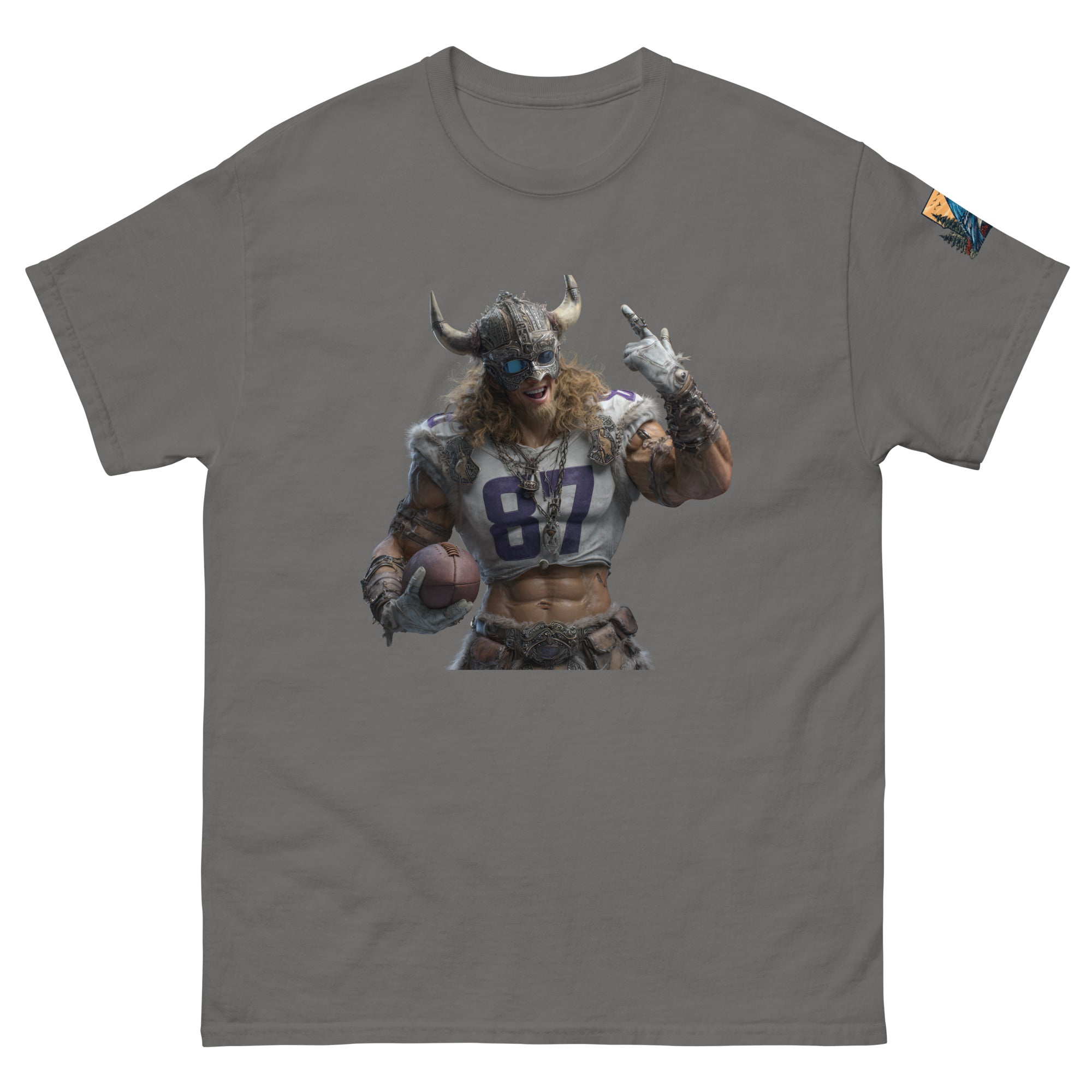 Viking 10 M Unisex classic tee Charcoal