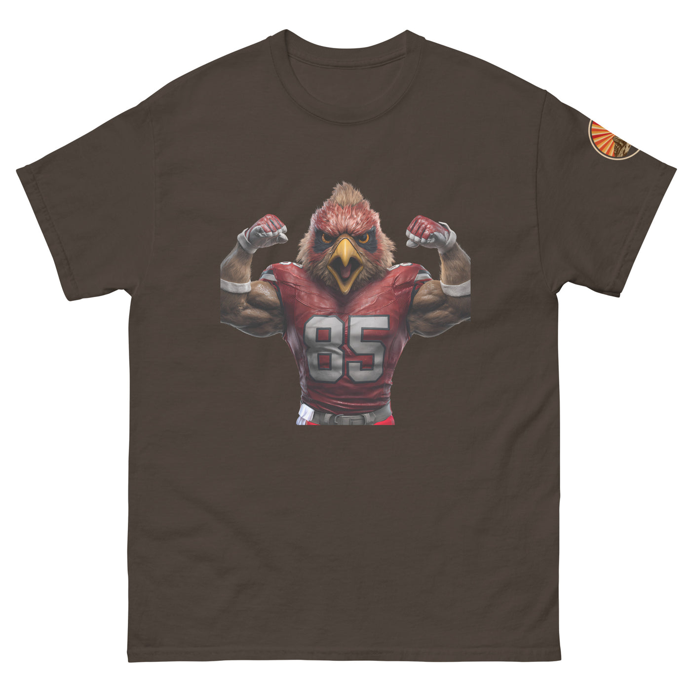 Cardinal 7 Men Unisex classic tee Dark Chocolate