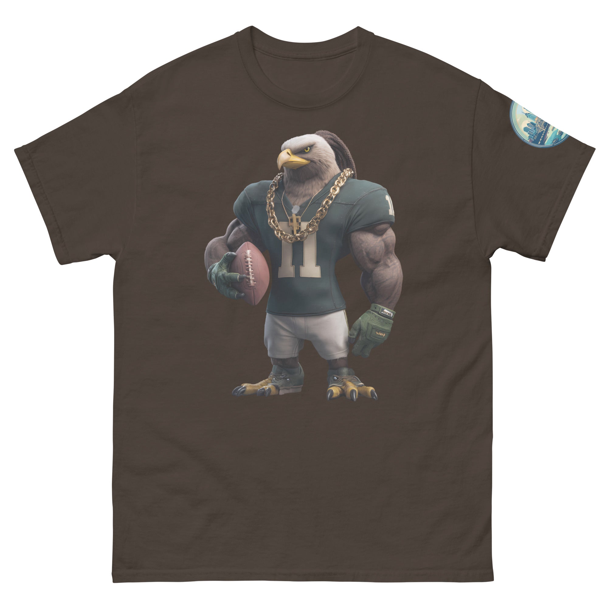 Eagle 5 Men Unisex classic tee Dark Chocolate
