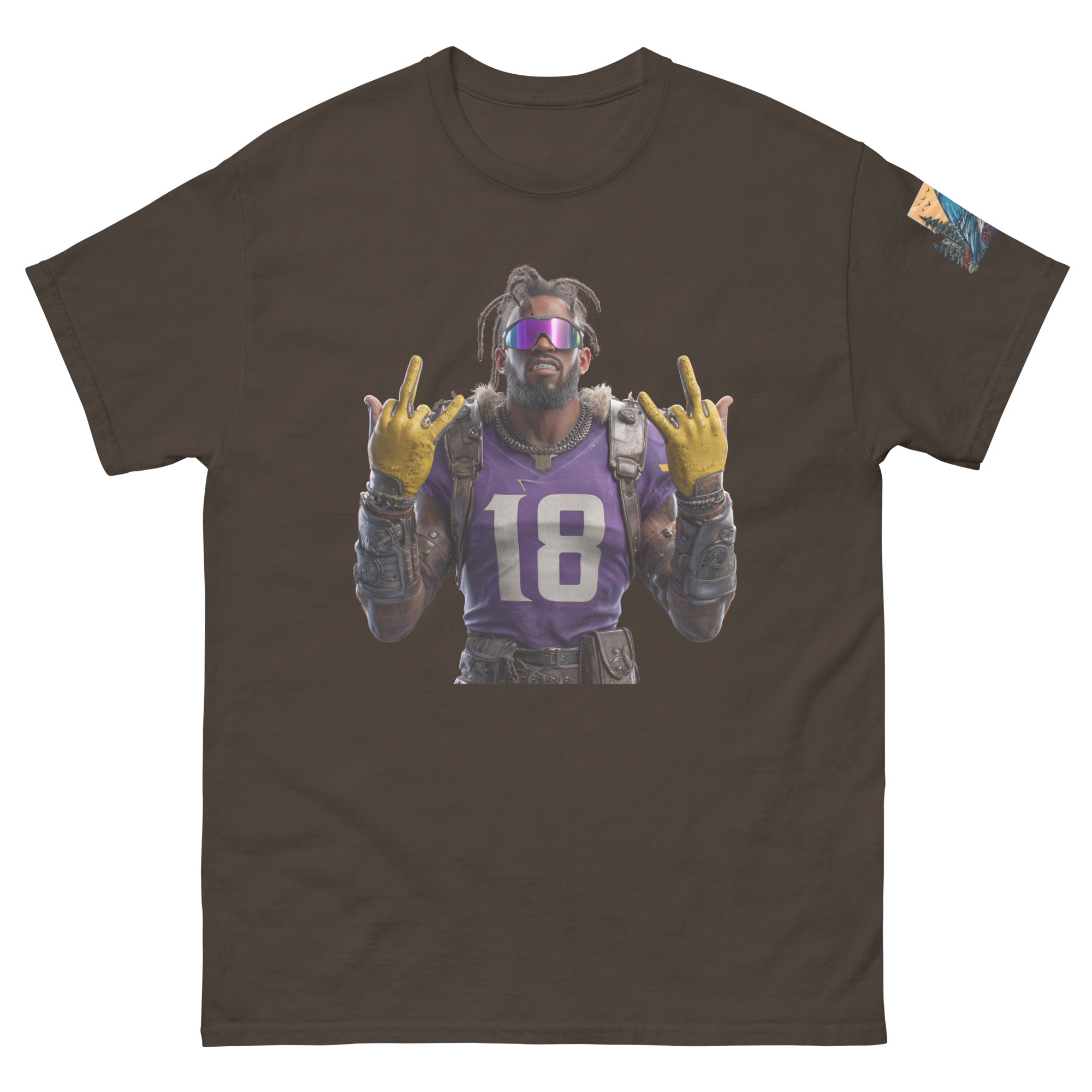 Viking 4 M Unisex classic tee Dark Chocolate