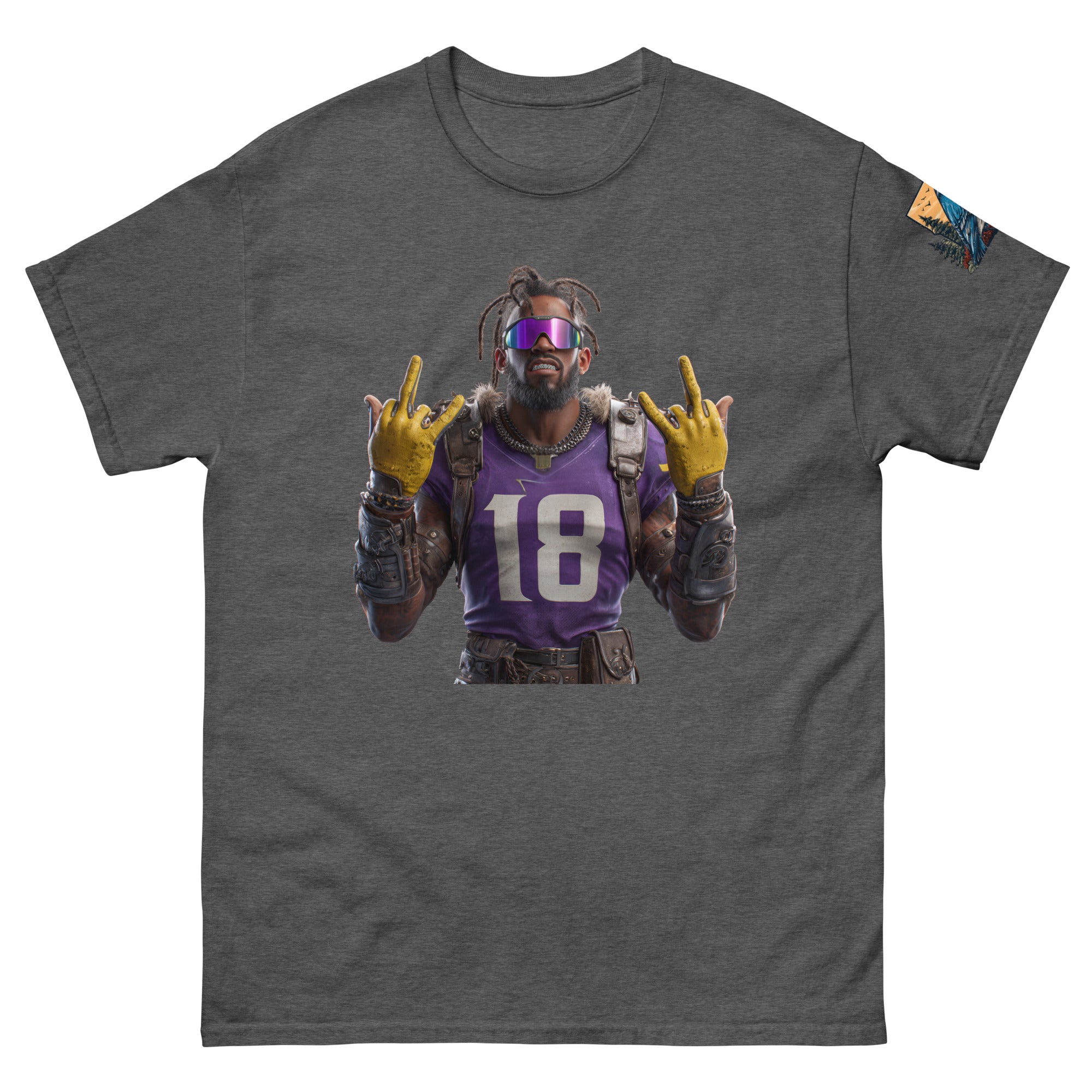 Viking 4 M Unisex classic tee Dark Heather