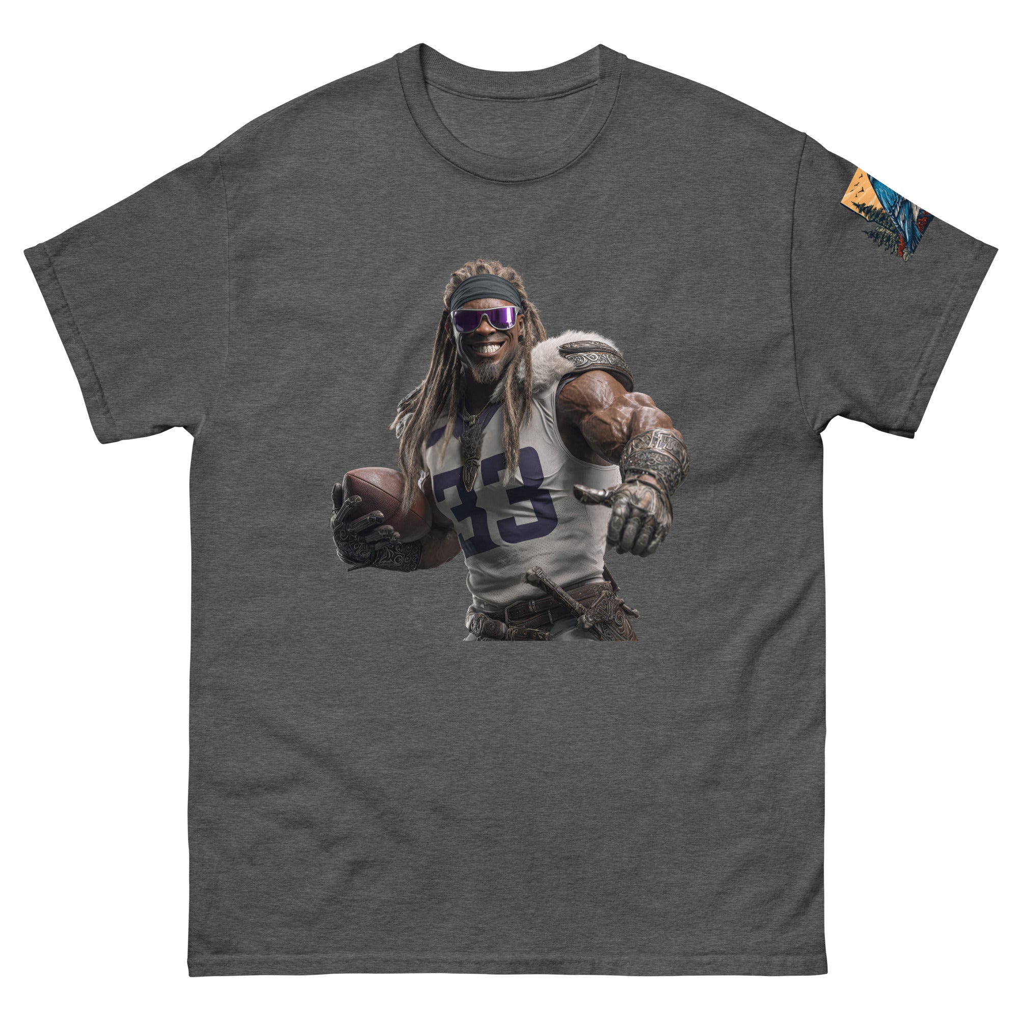 Viking 8 M Unisex classic tee Dark Heather