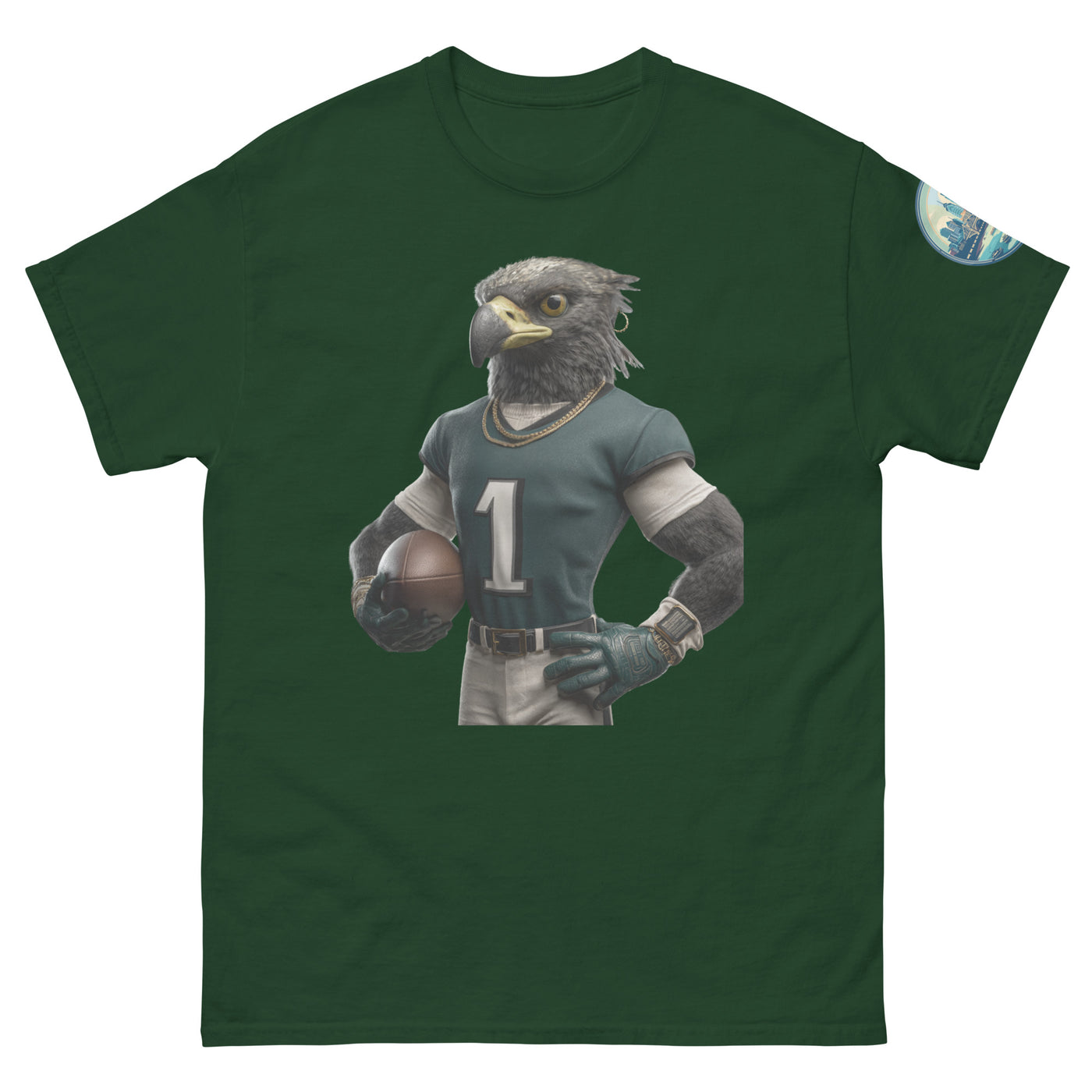 Eagle 4 Men Unisex classic tee Forest Green