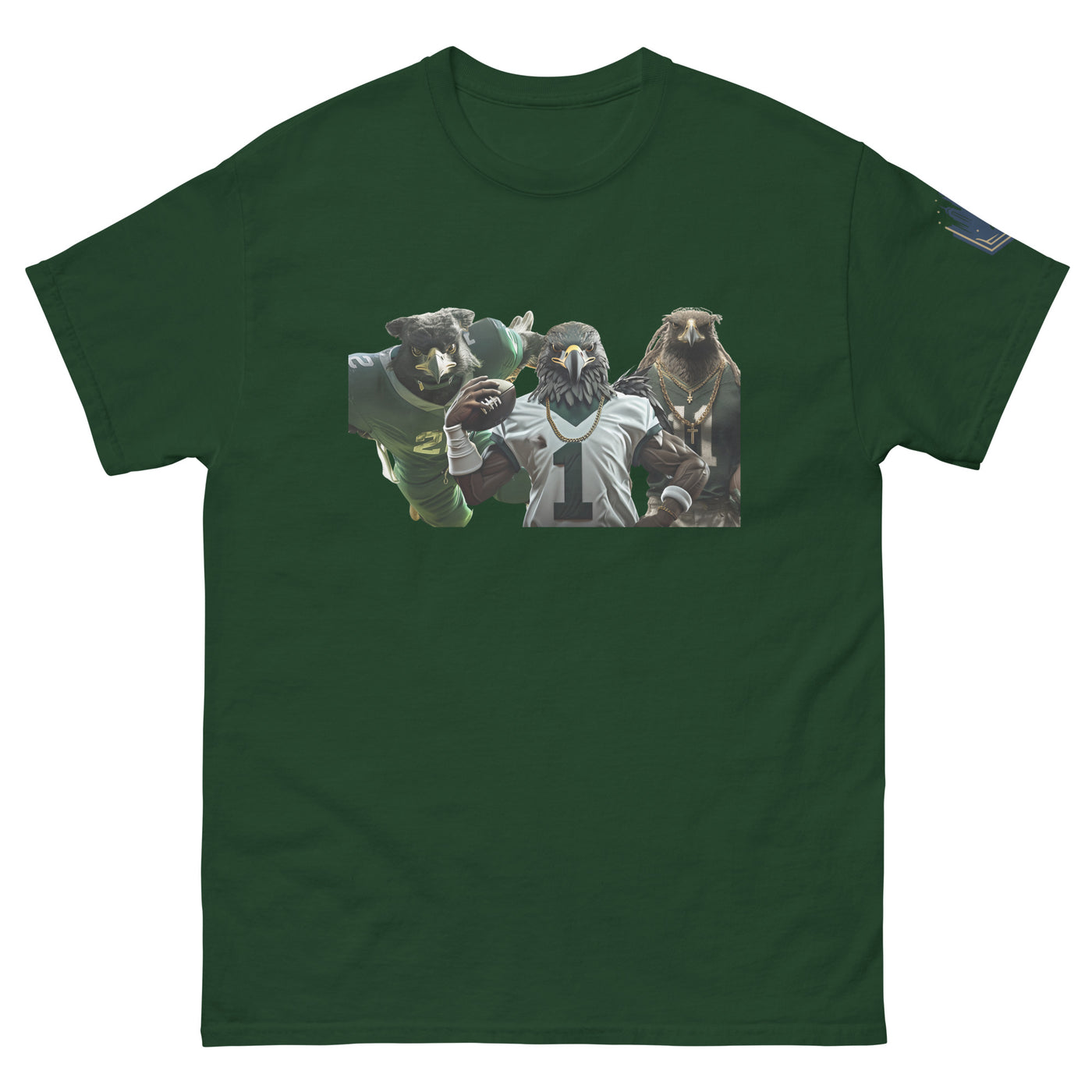 Eagle 13 M Unisex classic tee Forest Green