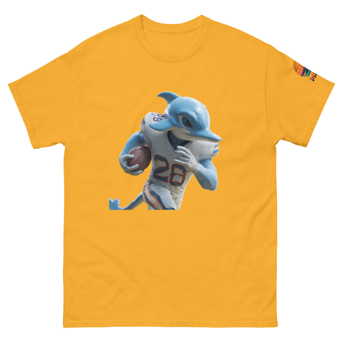 Dolphin 1 M Unisex classic tee Gold
