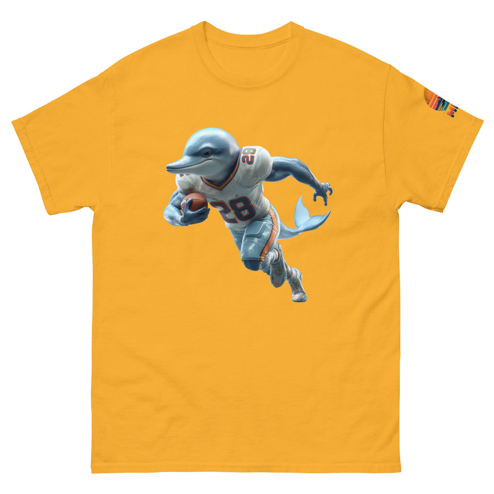 Dolphin 2 M Unisex classic tee Gold