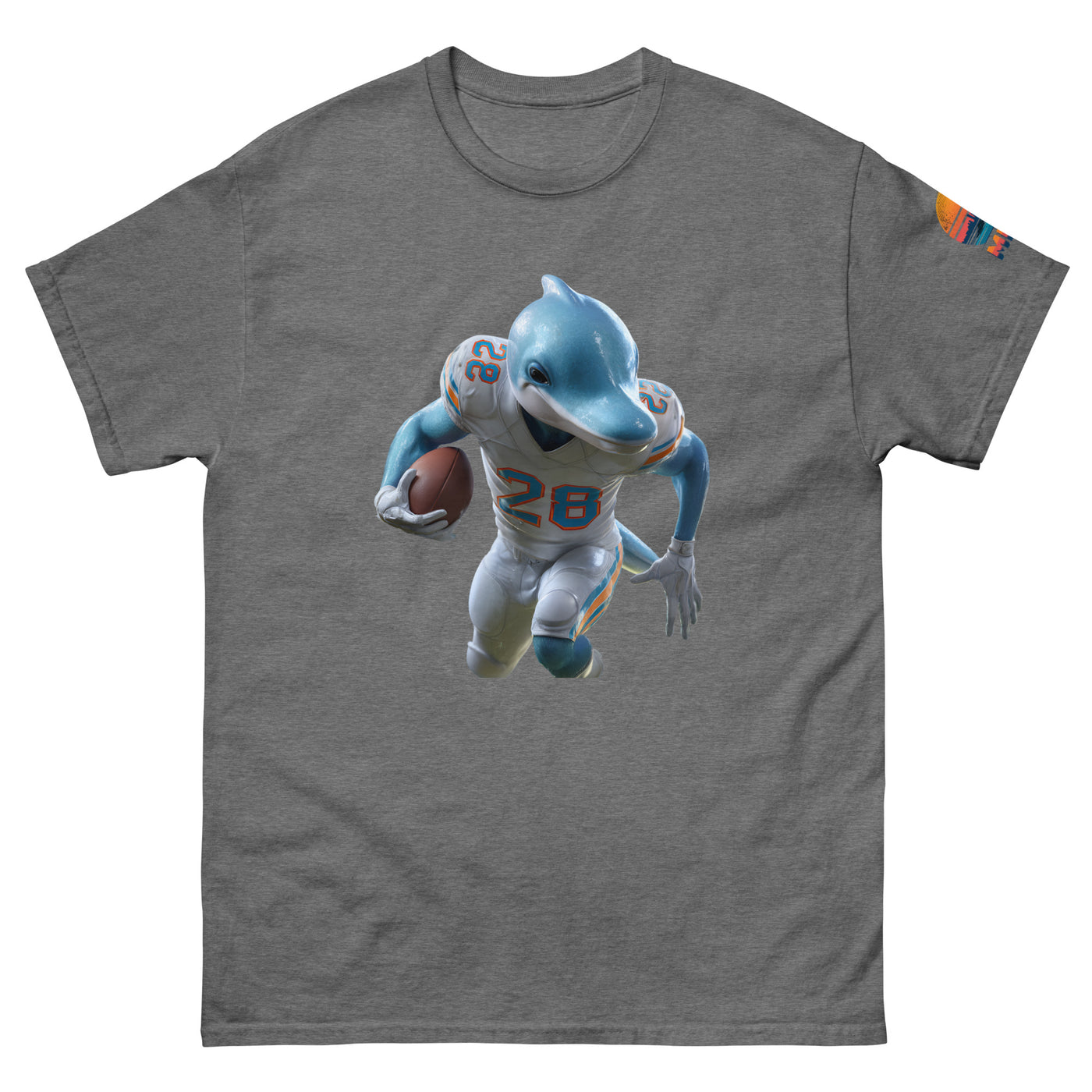 Dolphin 3 M Unisex classic tee Graphite Heather