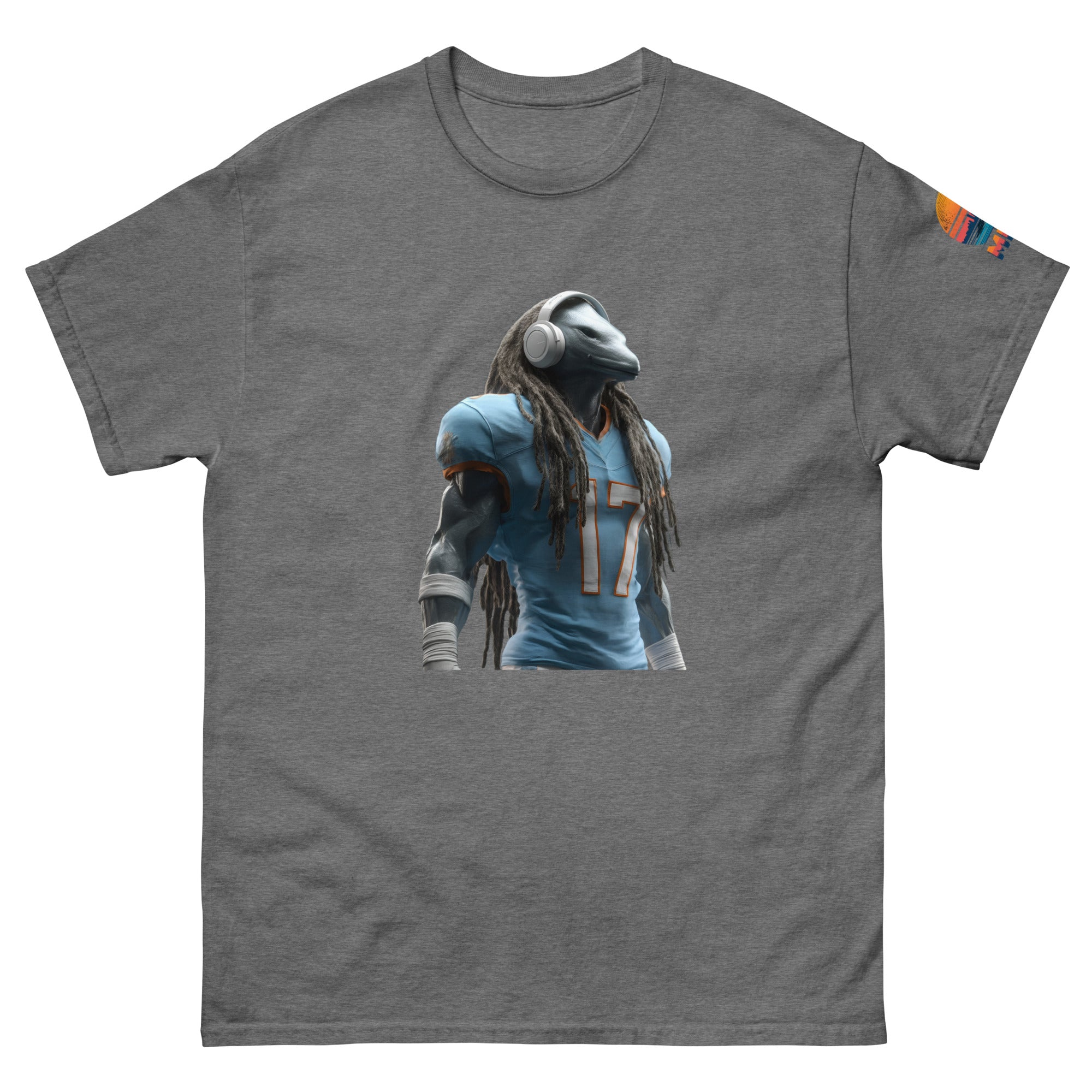 Dolphin 6 M Unisex classic tee Graphite Heather