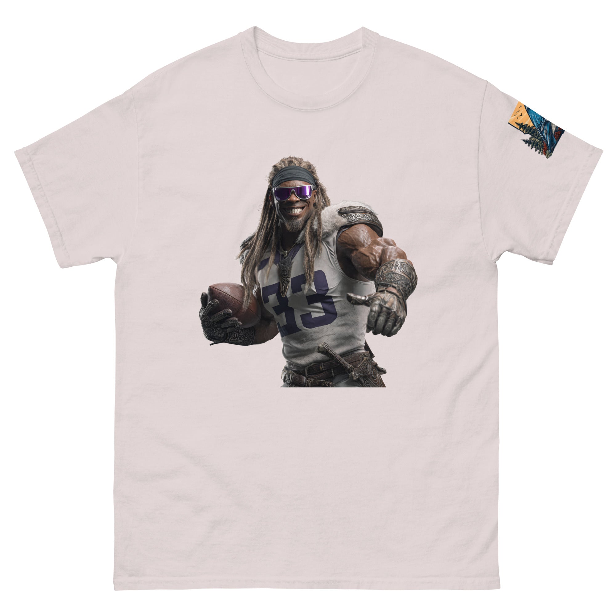 Viking 8 M Unisex classic tee Ice Grey