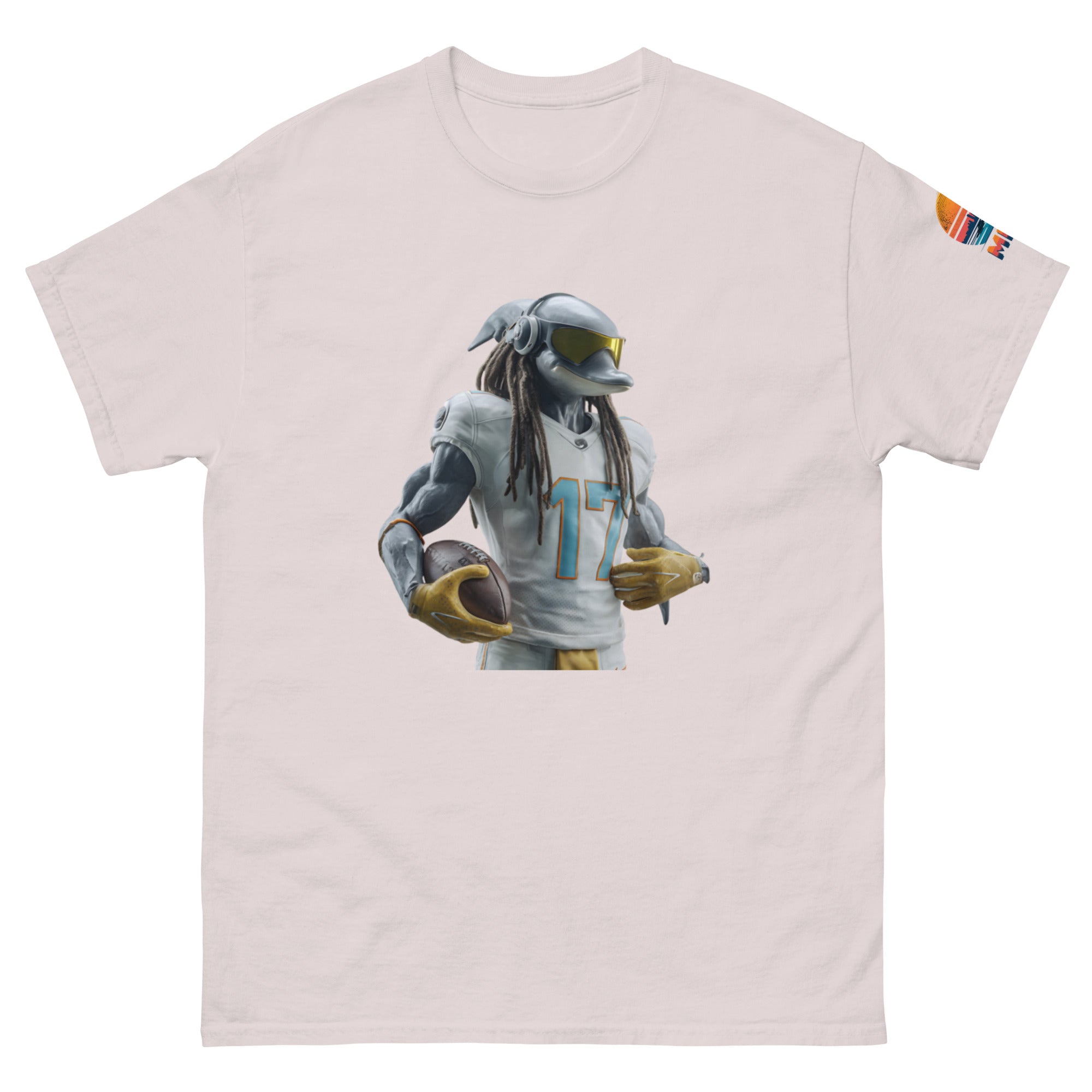Dolphin 4 M Unisex classic tee Ice Grey