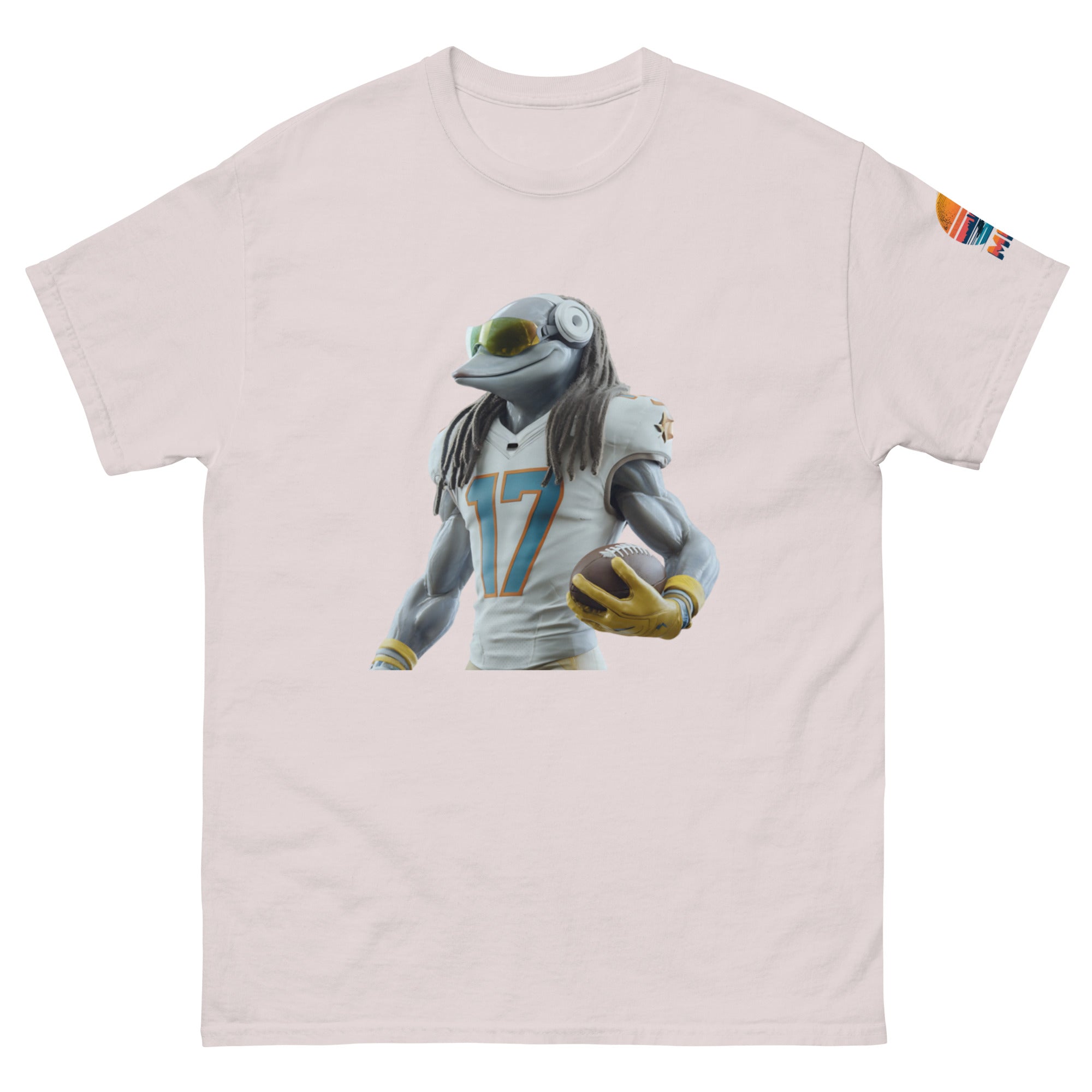 Dolphin 5 M Unisex classic tee Ice Grey
