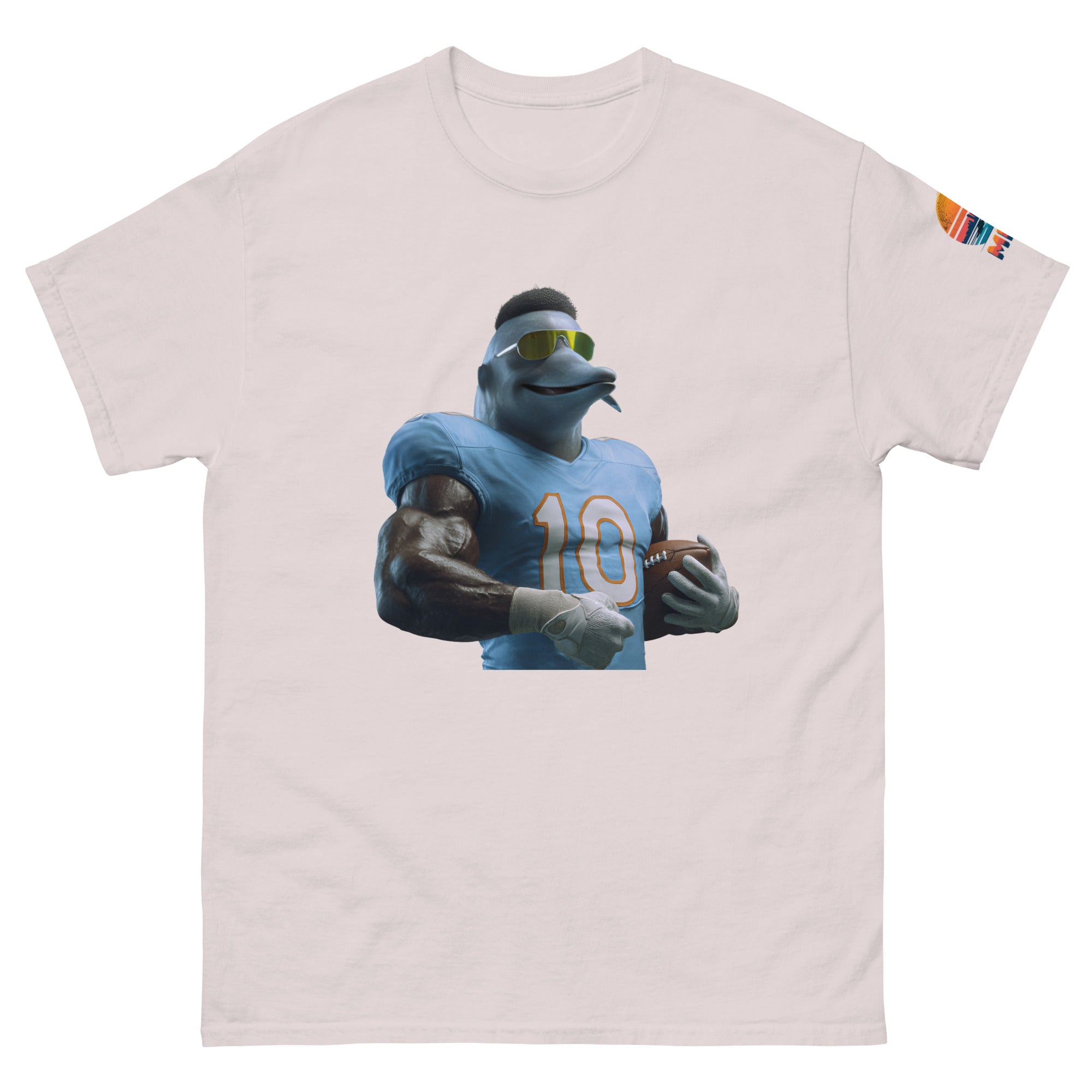 Dolphin 9 M Unisex classic tee Ice Grey