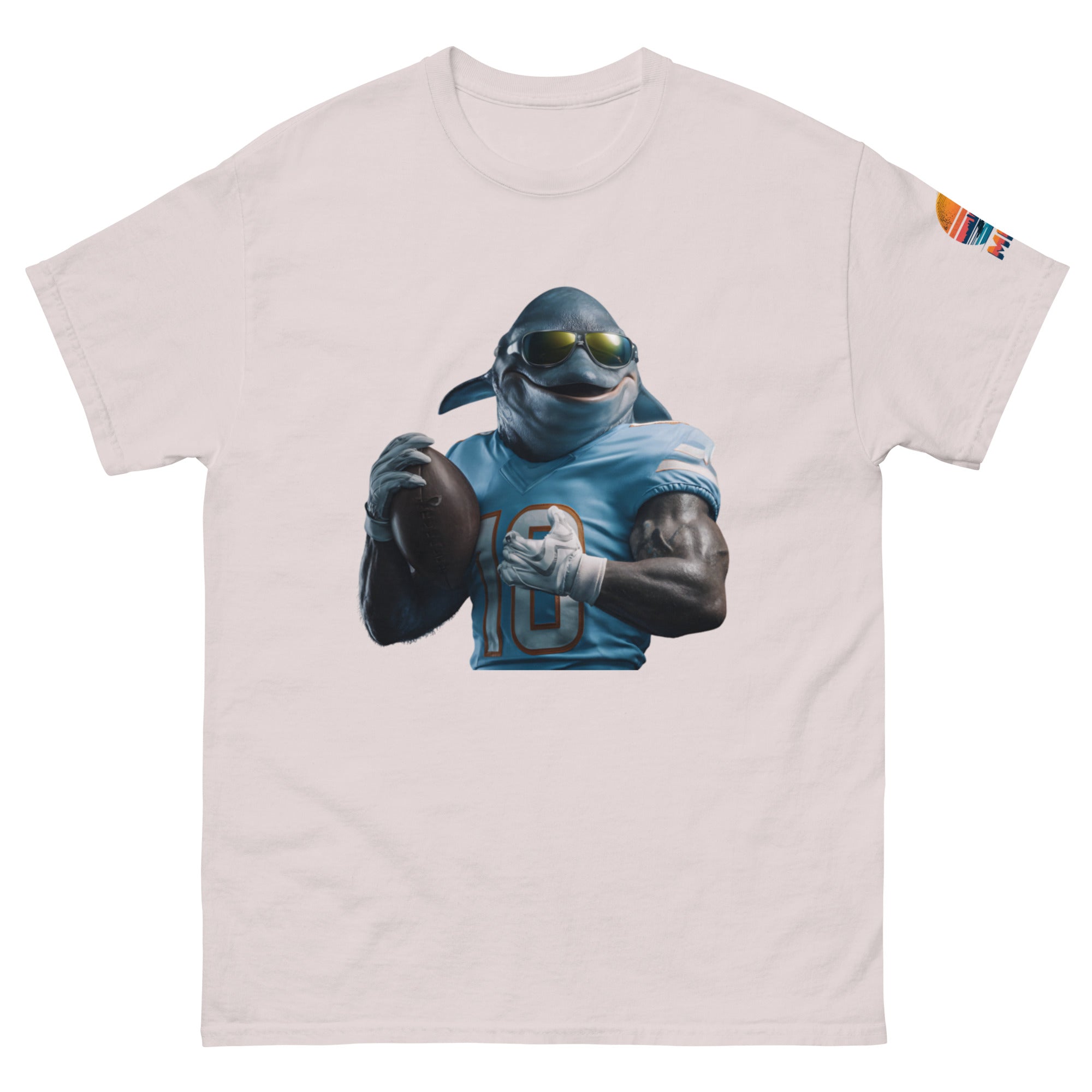 Dolphin 10 M Unisex classic tee Ice Grey