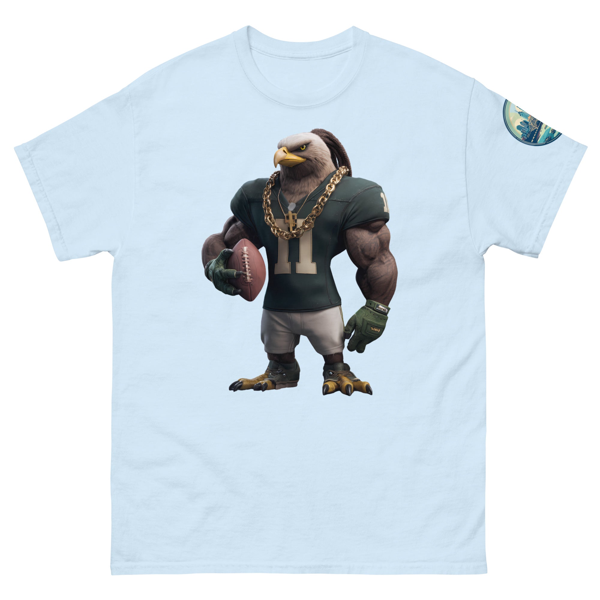 Eagle 5 Men Unisex classic tee Light Blue