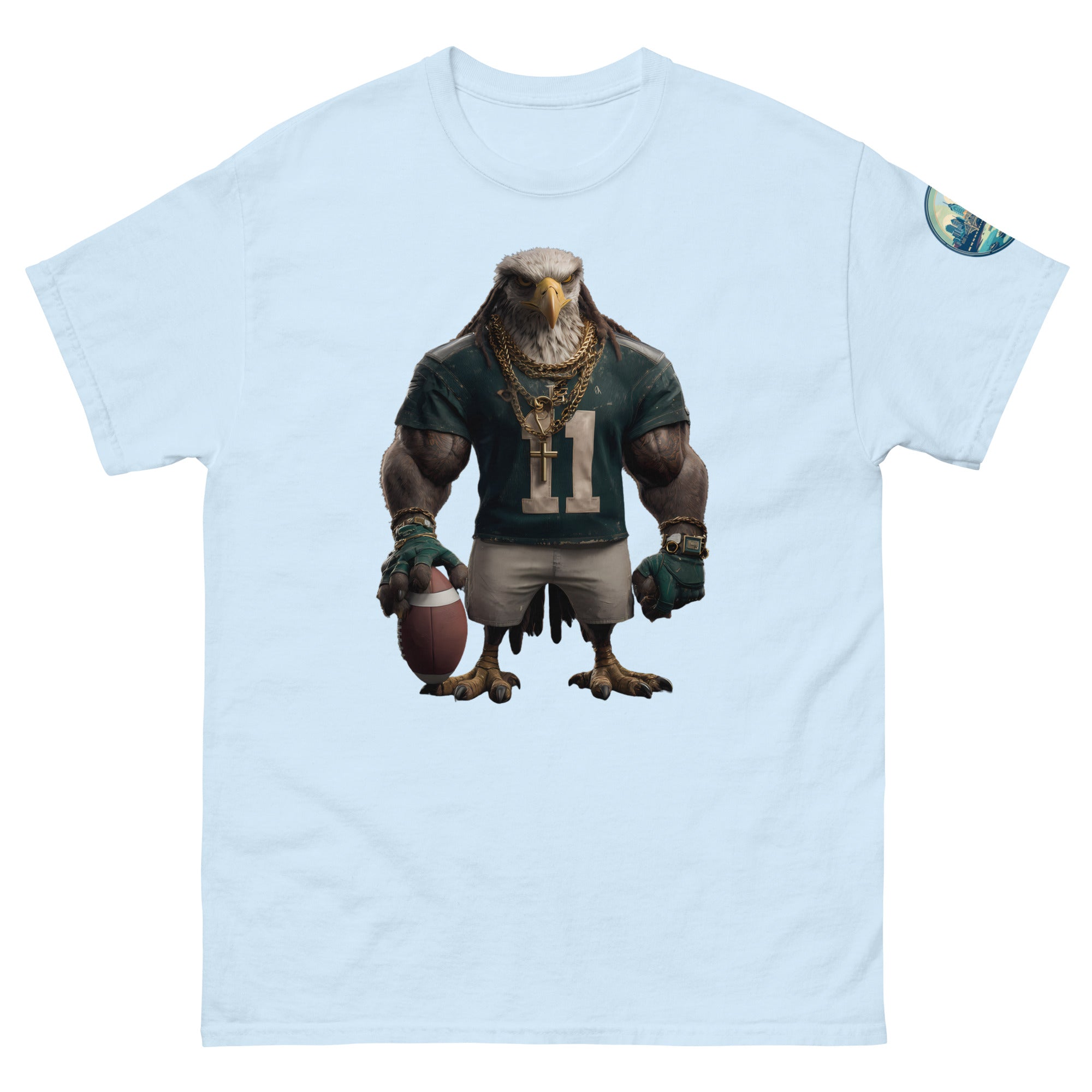 Eagle 8 M Unisex classic tee Light Blue