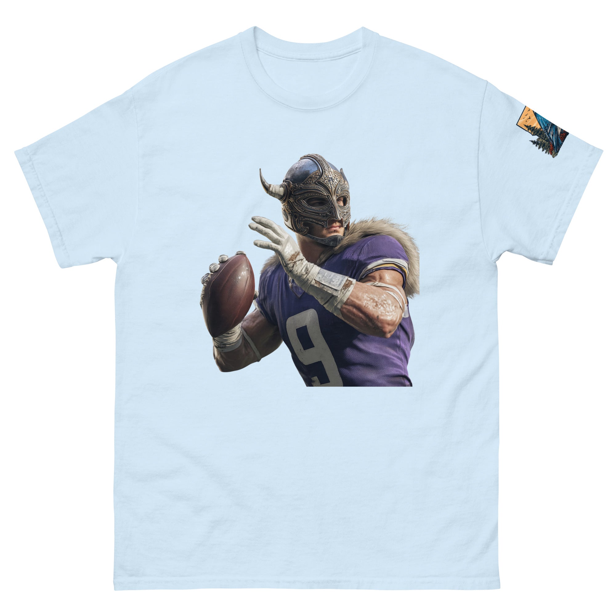 Viking 1 M Unisex classic tee Light Blue