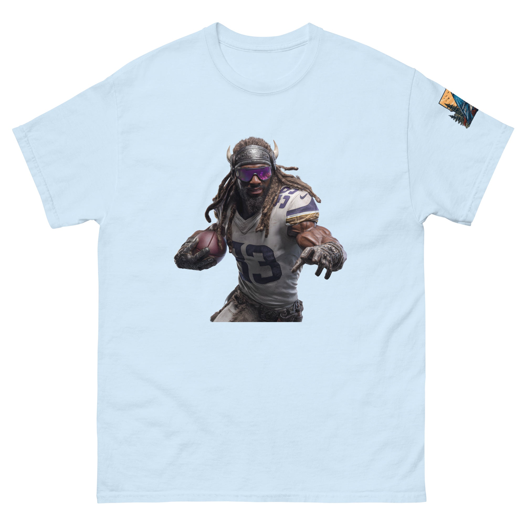 Viking 3 M Unisex classic tee Light Blue