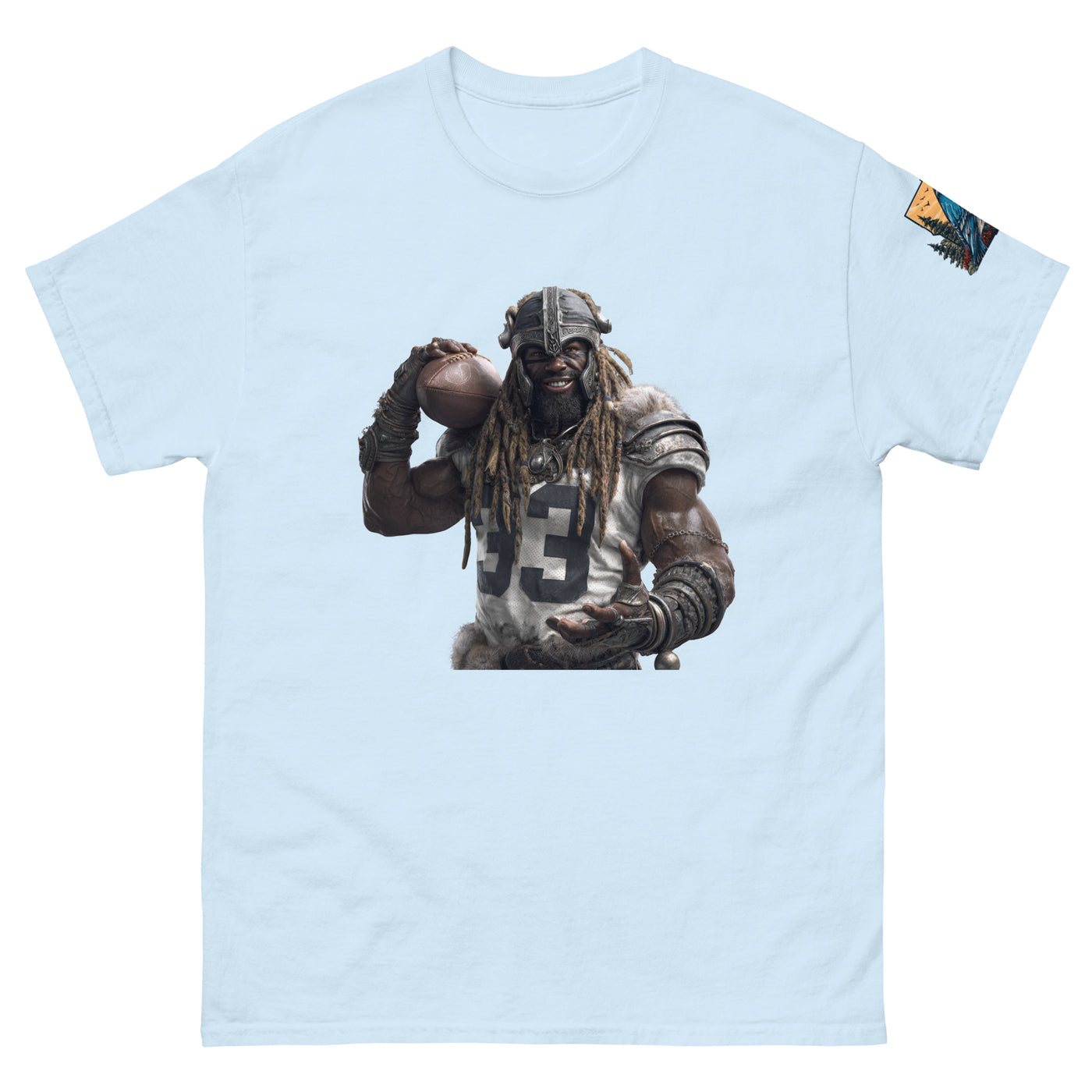 Viking 9 M Unisex classic tee Light Blue