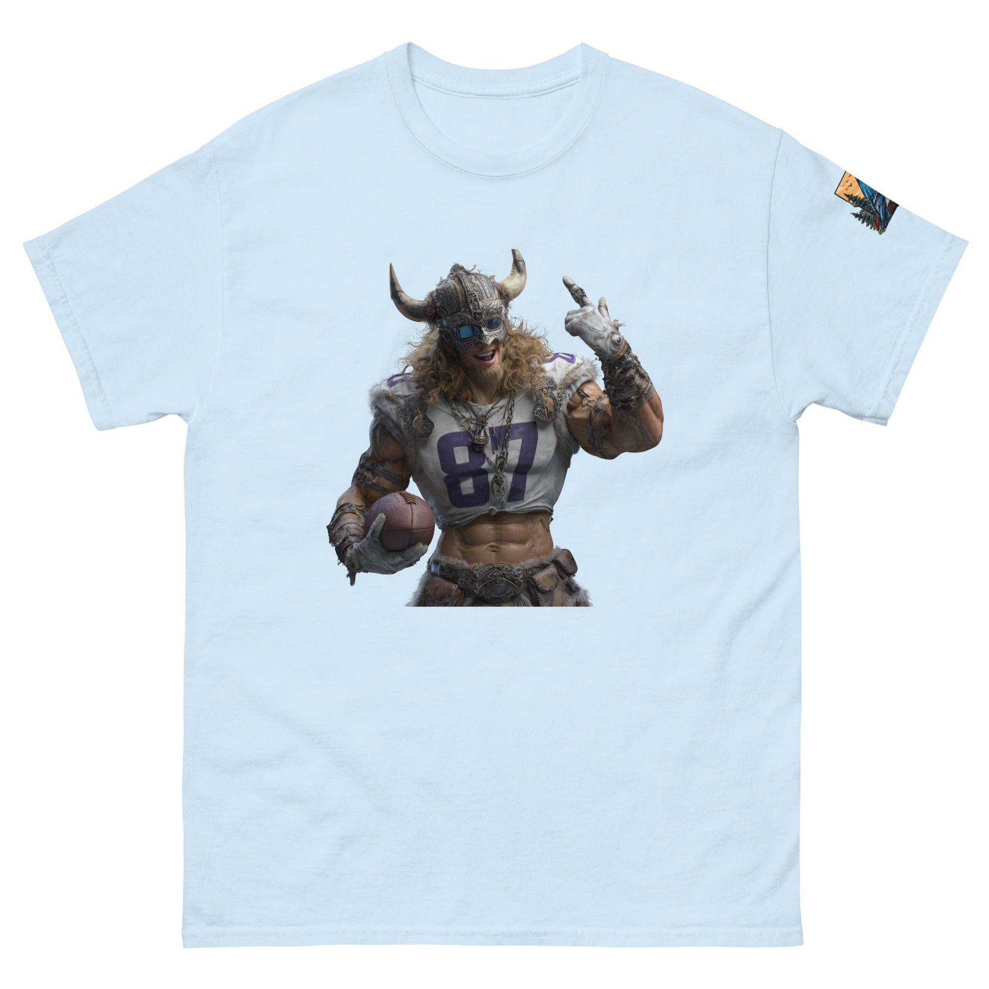 Viking 10 M Unisex classic tee Light Blue