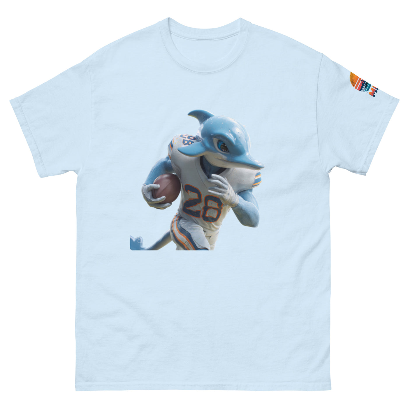 Dolphin 1 M Unisex classic tee Light Blue