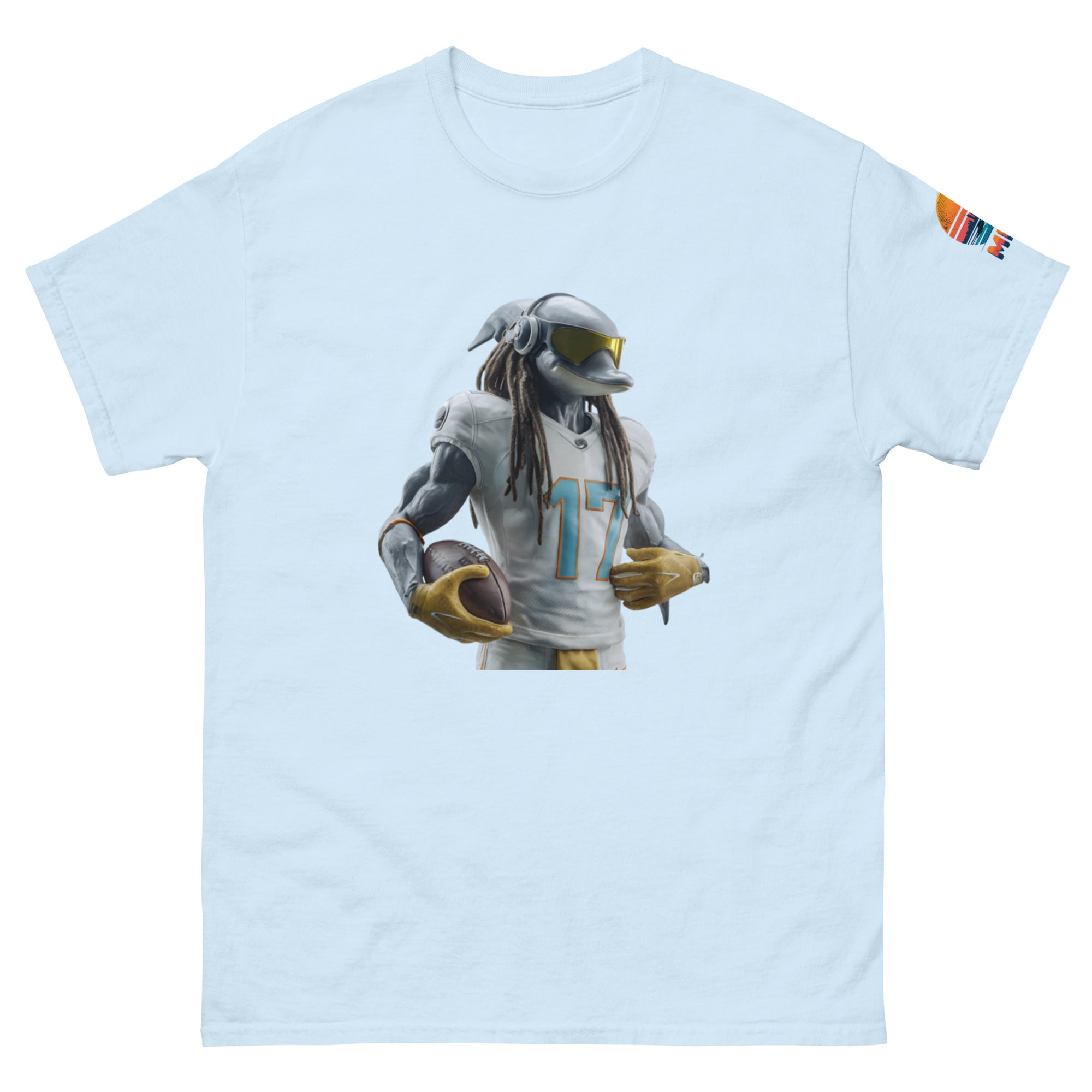 Dolphin 4 M Unisex classic tee Light Blue