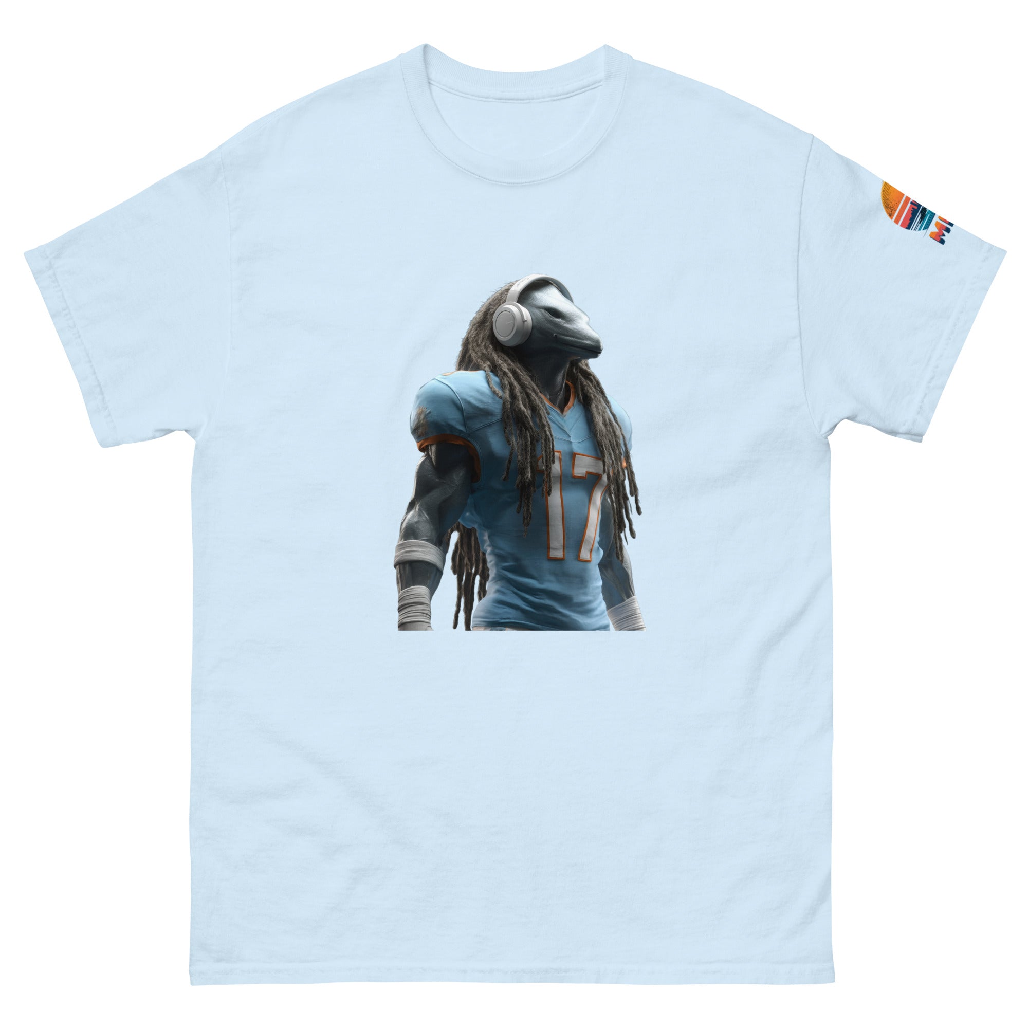 Dolphin 6 M Unisex classic tee Light Blue