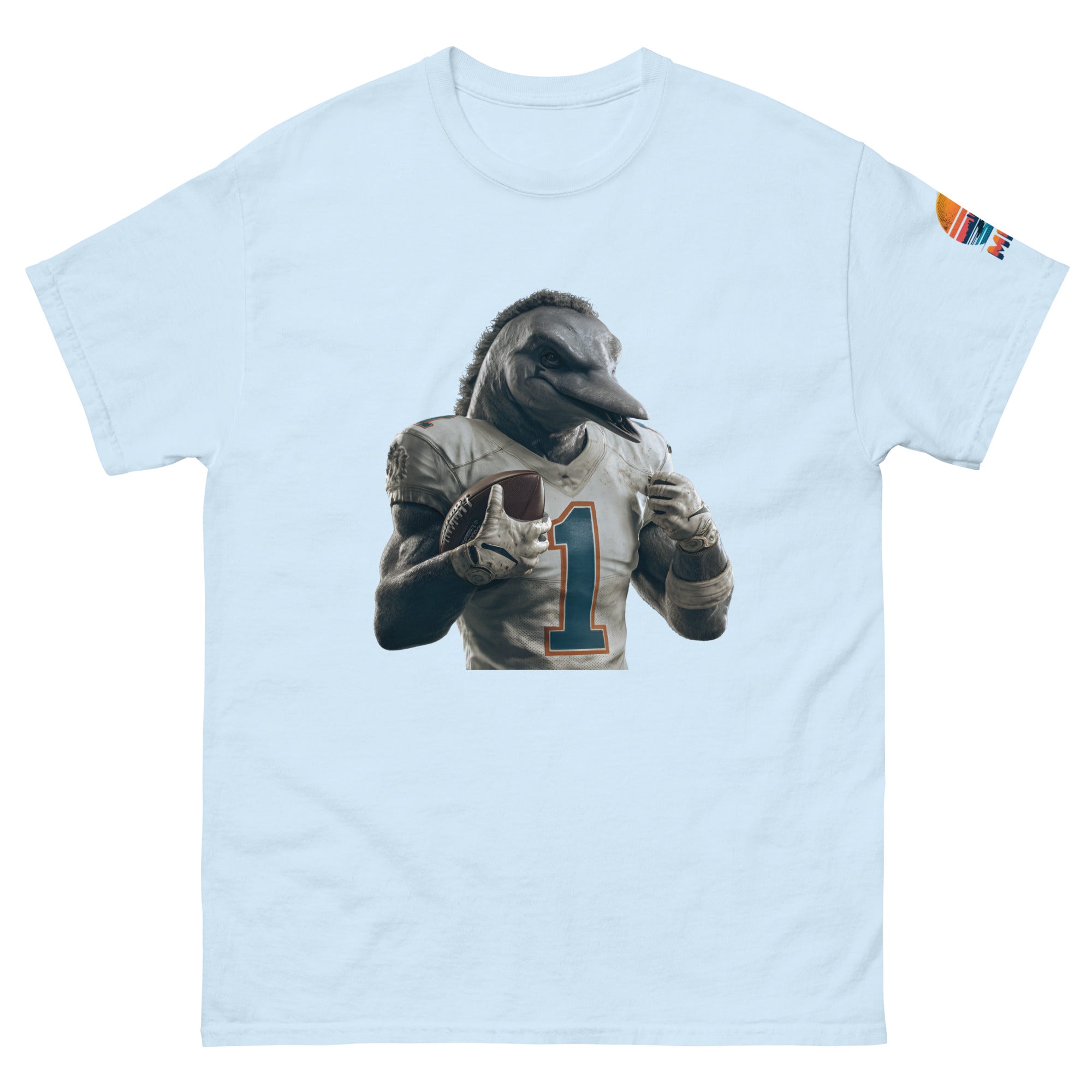 Dolphin 8 M Unisex classic tee Light Blue