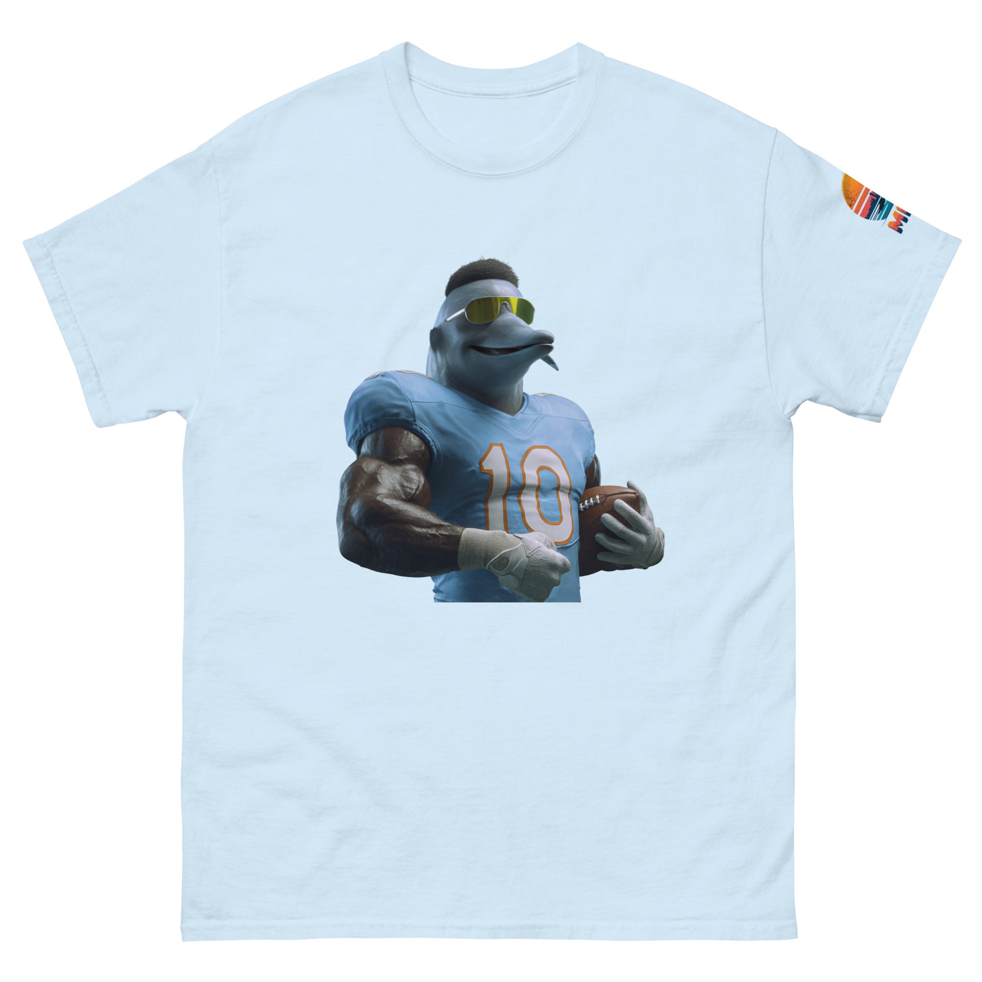 Dolphin 9 M Unisex classic tee Light Blue
