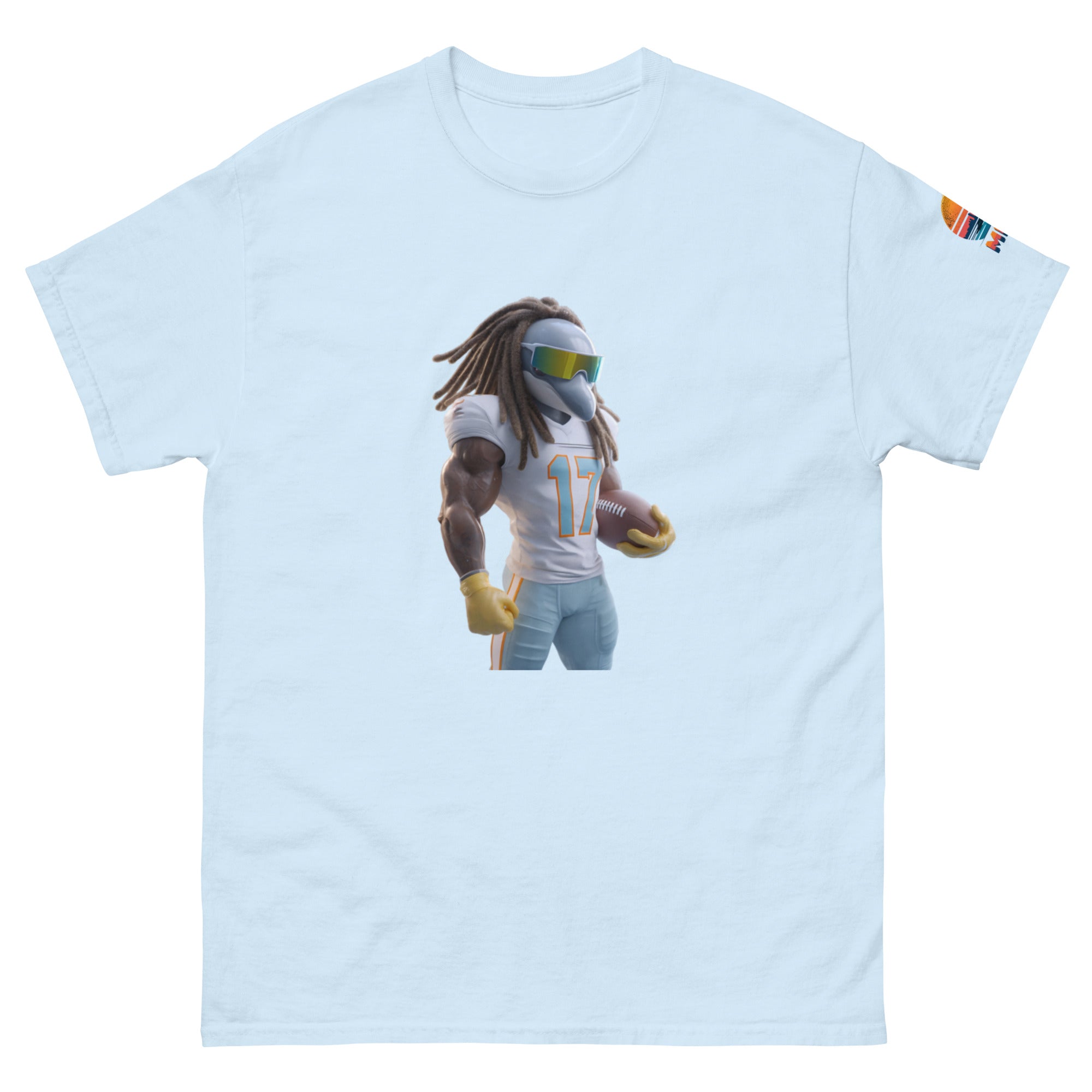 Dolphin 11 M Unisex classic tee Light Blue