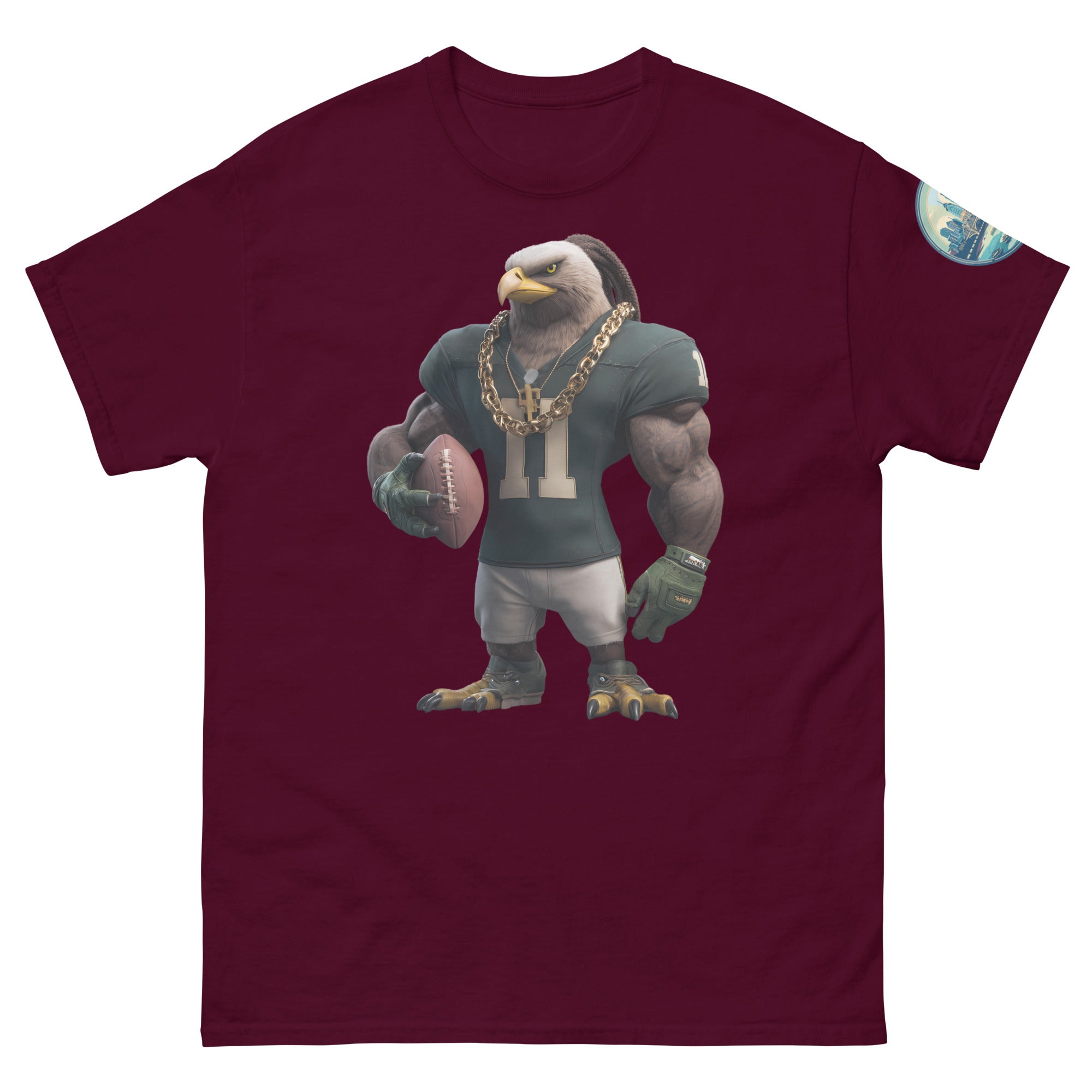 Eagle 5 Men Unisex classic tee Maroon