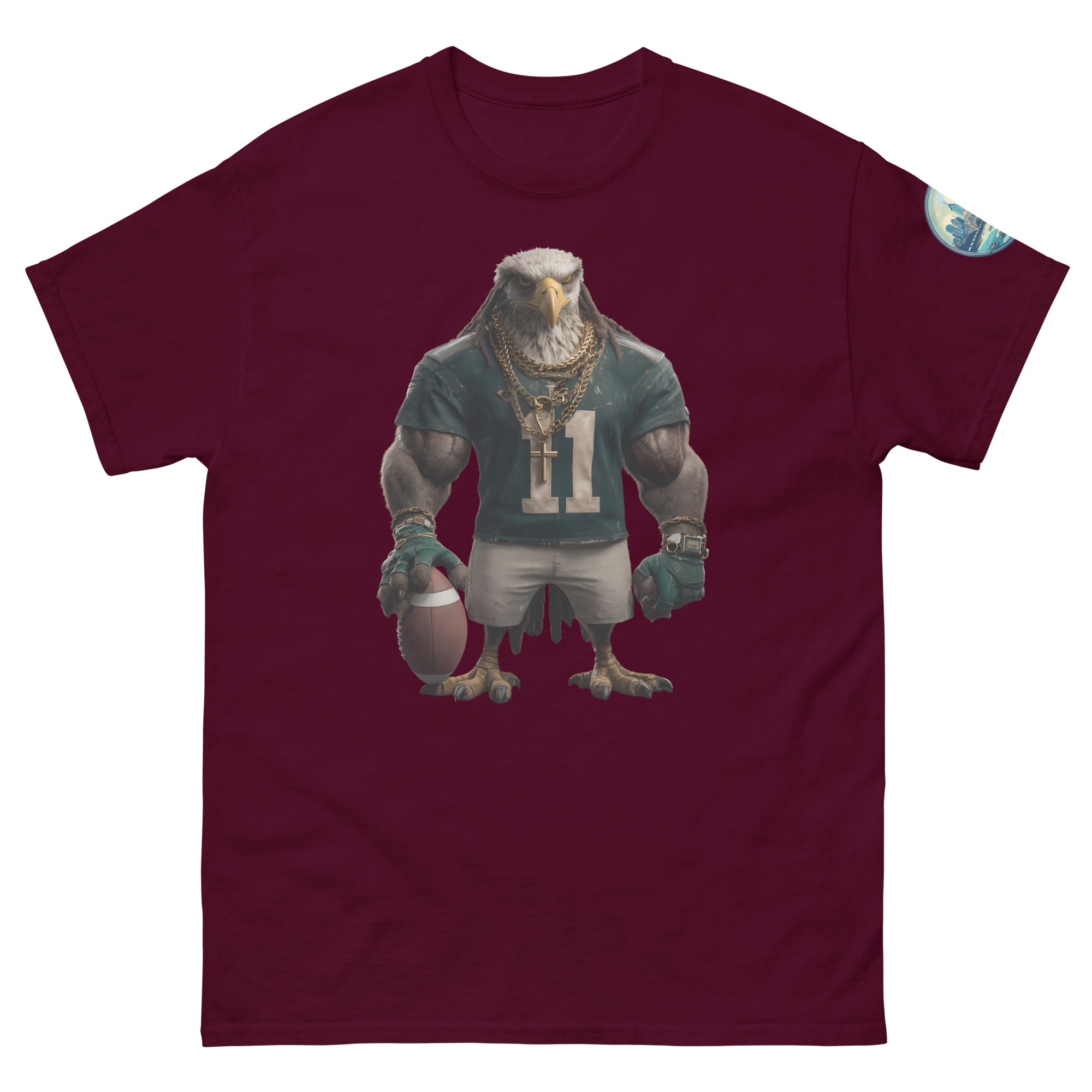 Eagle 8 M Unisex classic tee Maroon