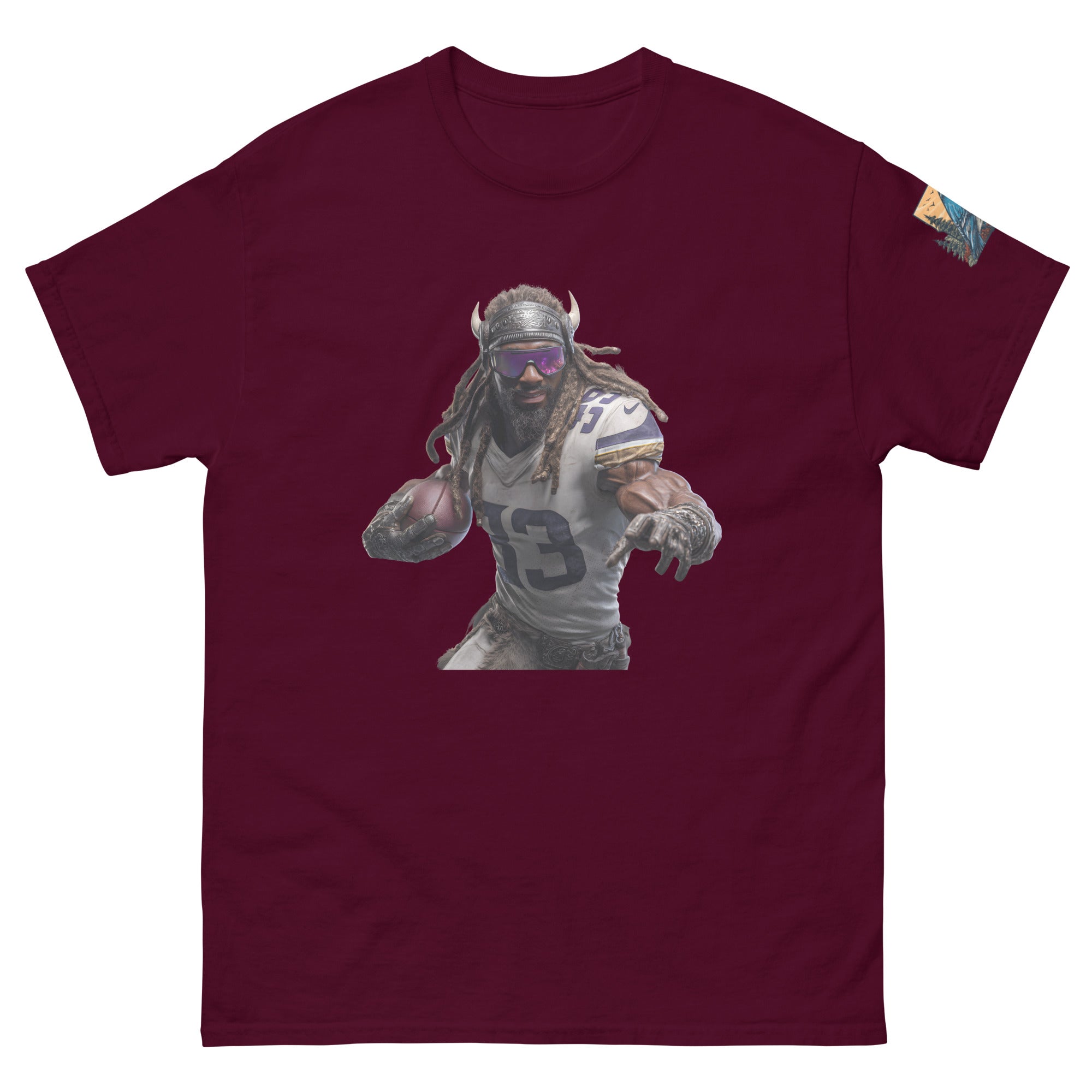 Viking 3 M Unisex classic tee Maroon