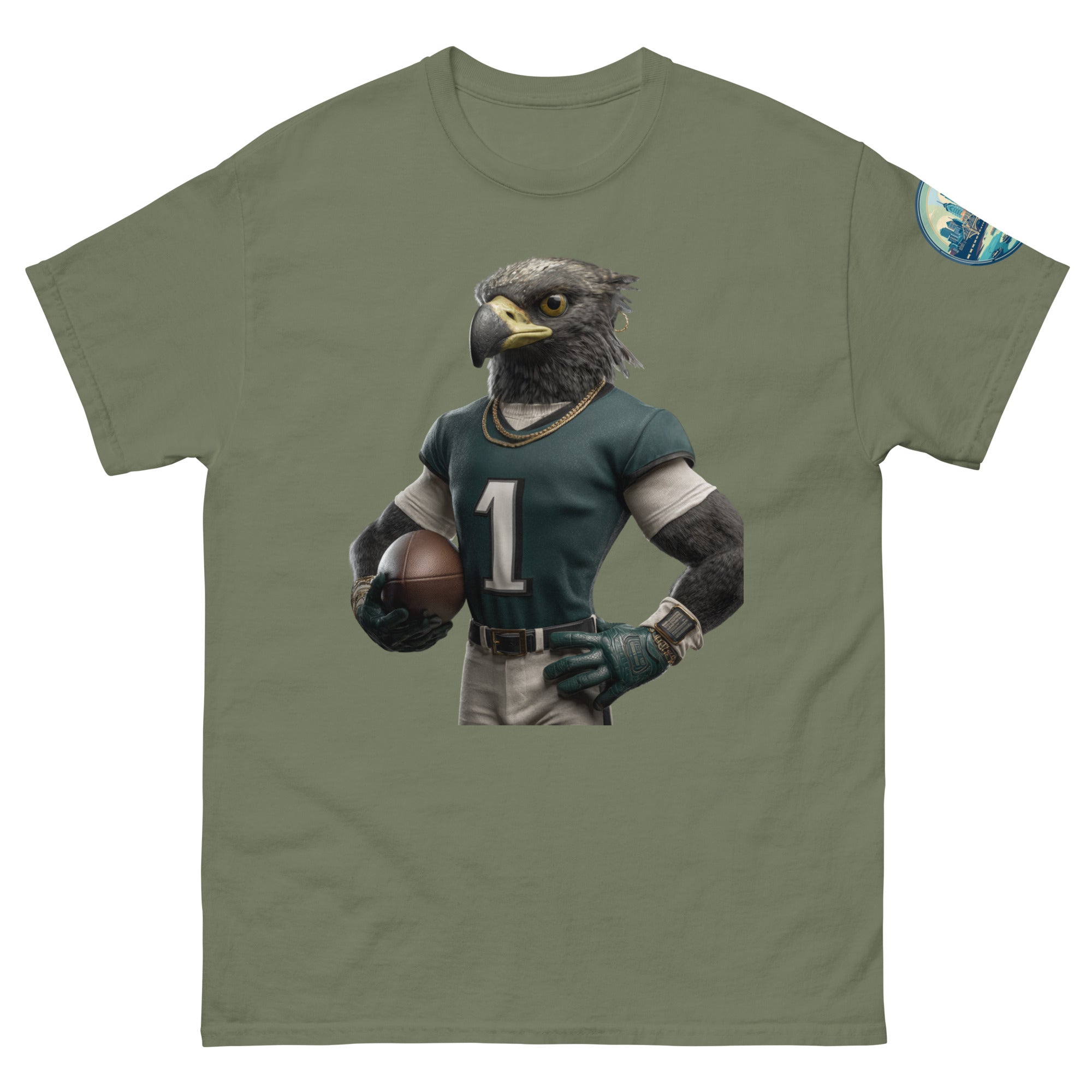Eagle 4 Men Unisex classic tee Military Green