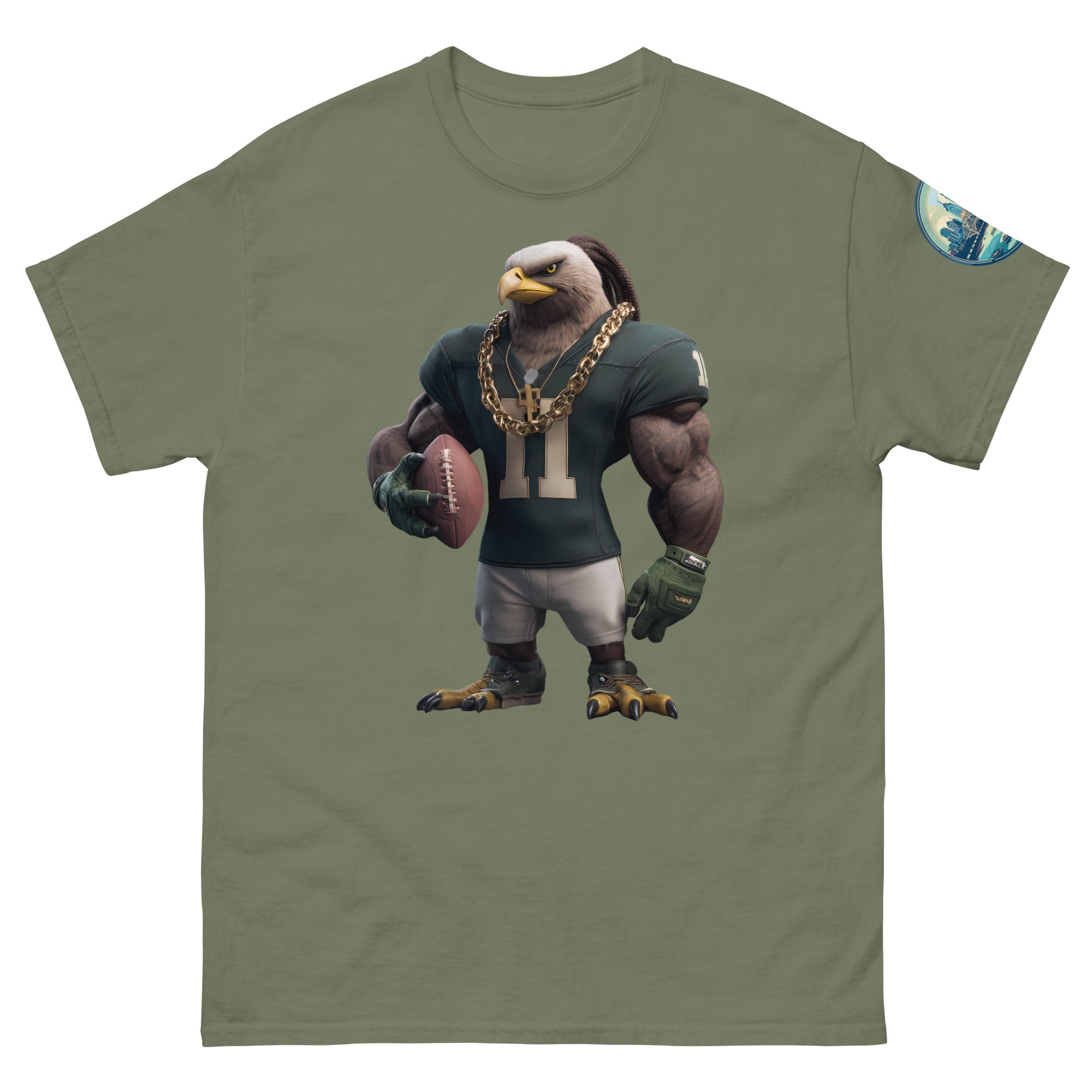 Eagle 5 Men Unisex classic tee Military Green