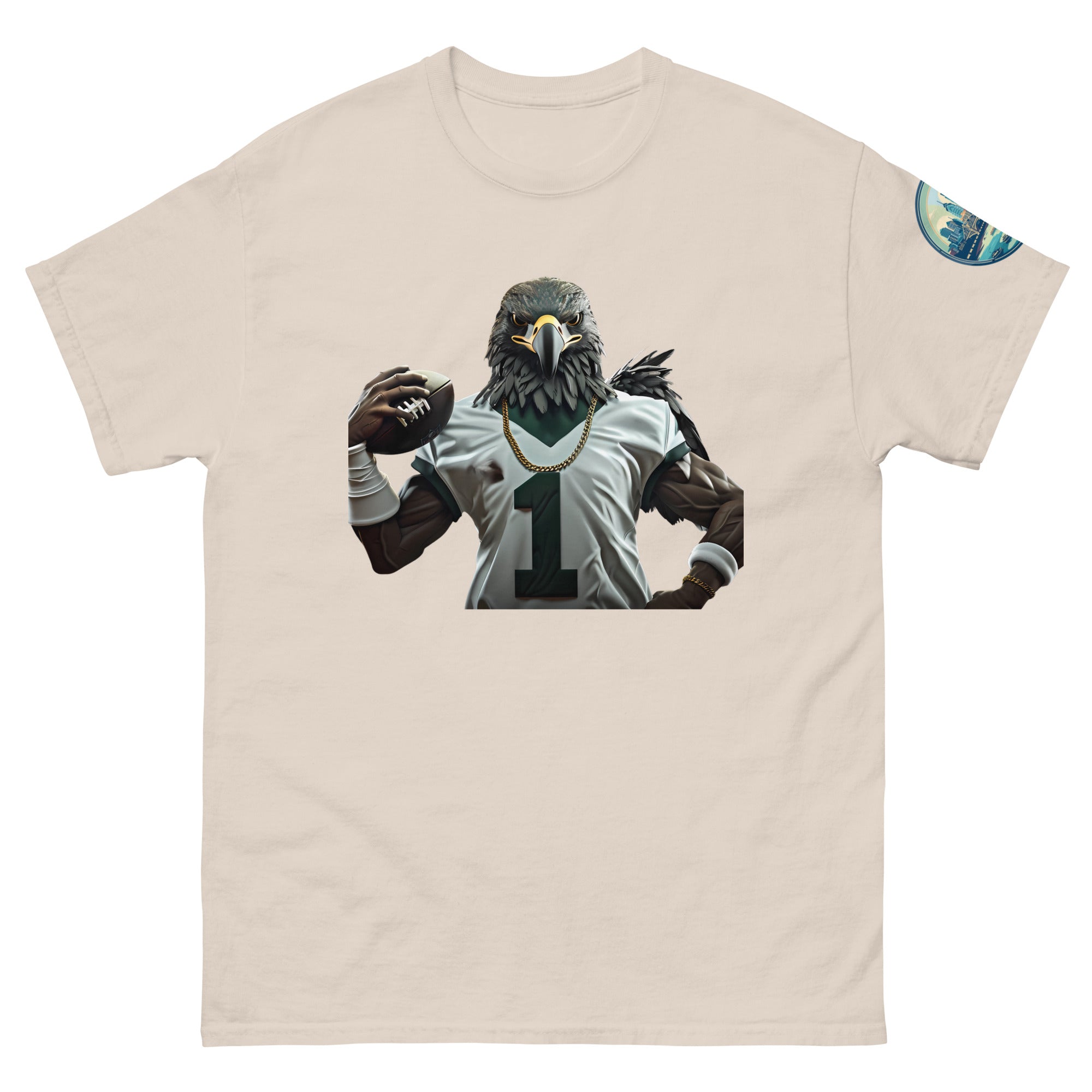 Eagle 10 m Unisex classic tee Natural