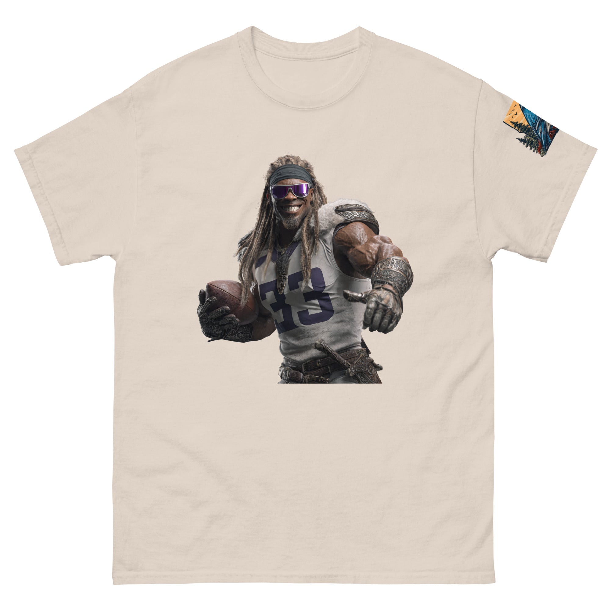 Viking 8 M Unisex classic tee Natural