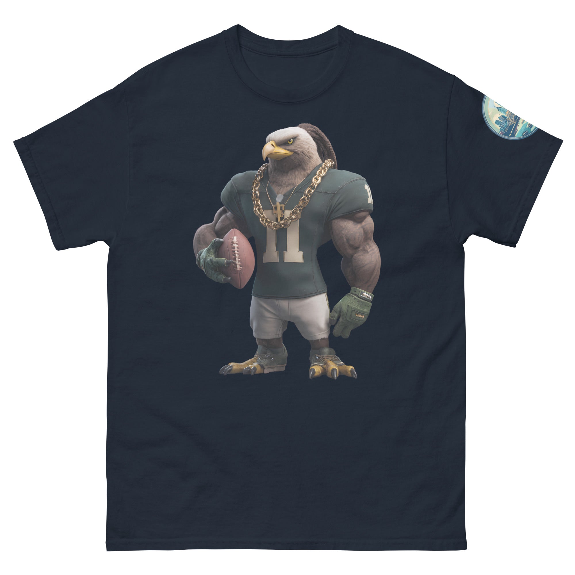 Eagle 5 Men Unisex classic tee Navy