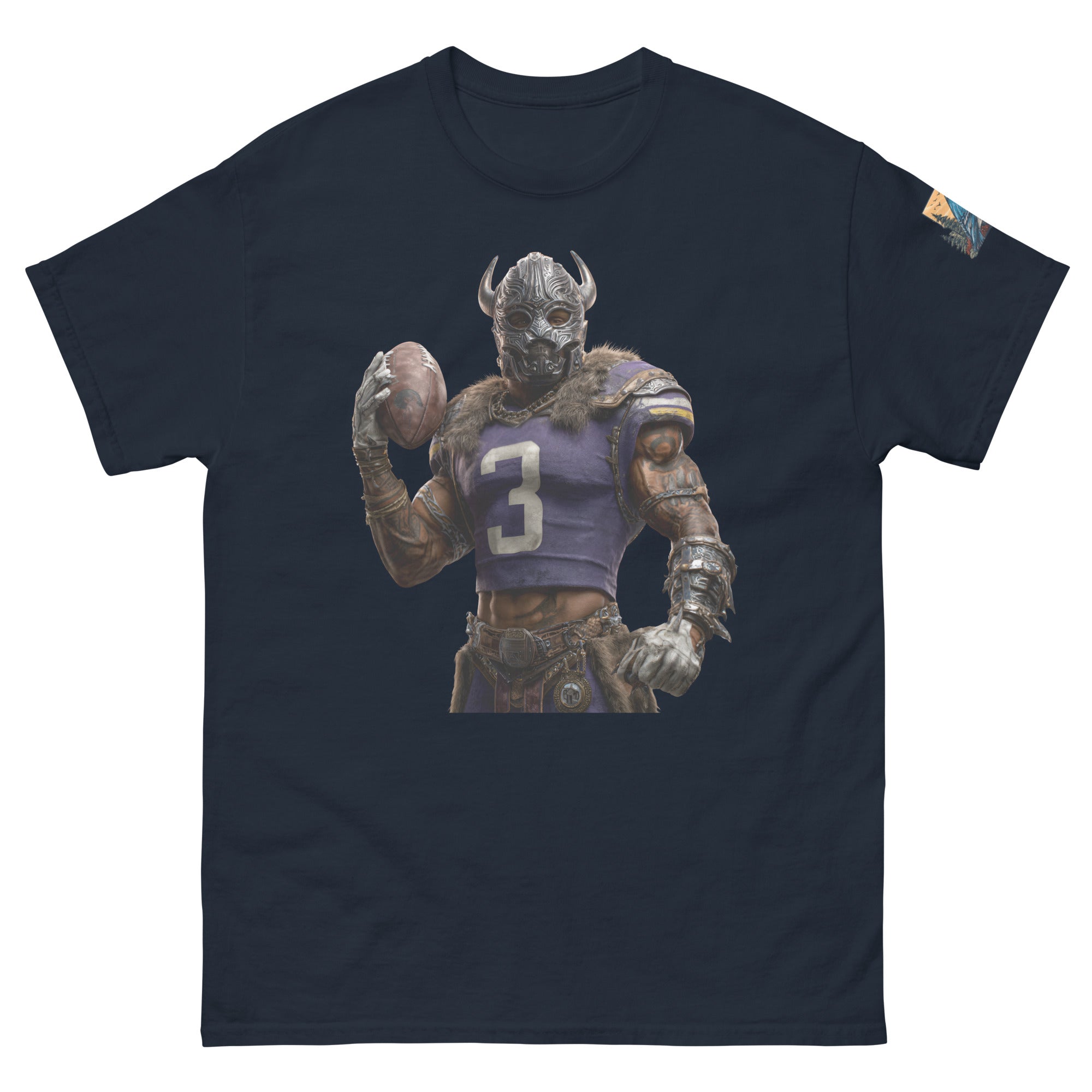 Viking 7 M Unisex classic tee Navy