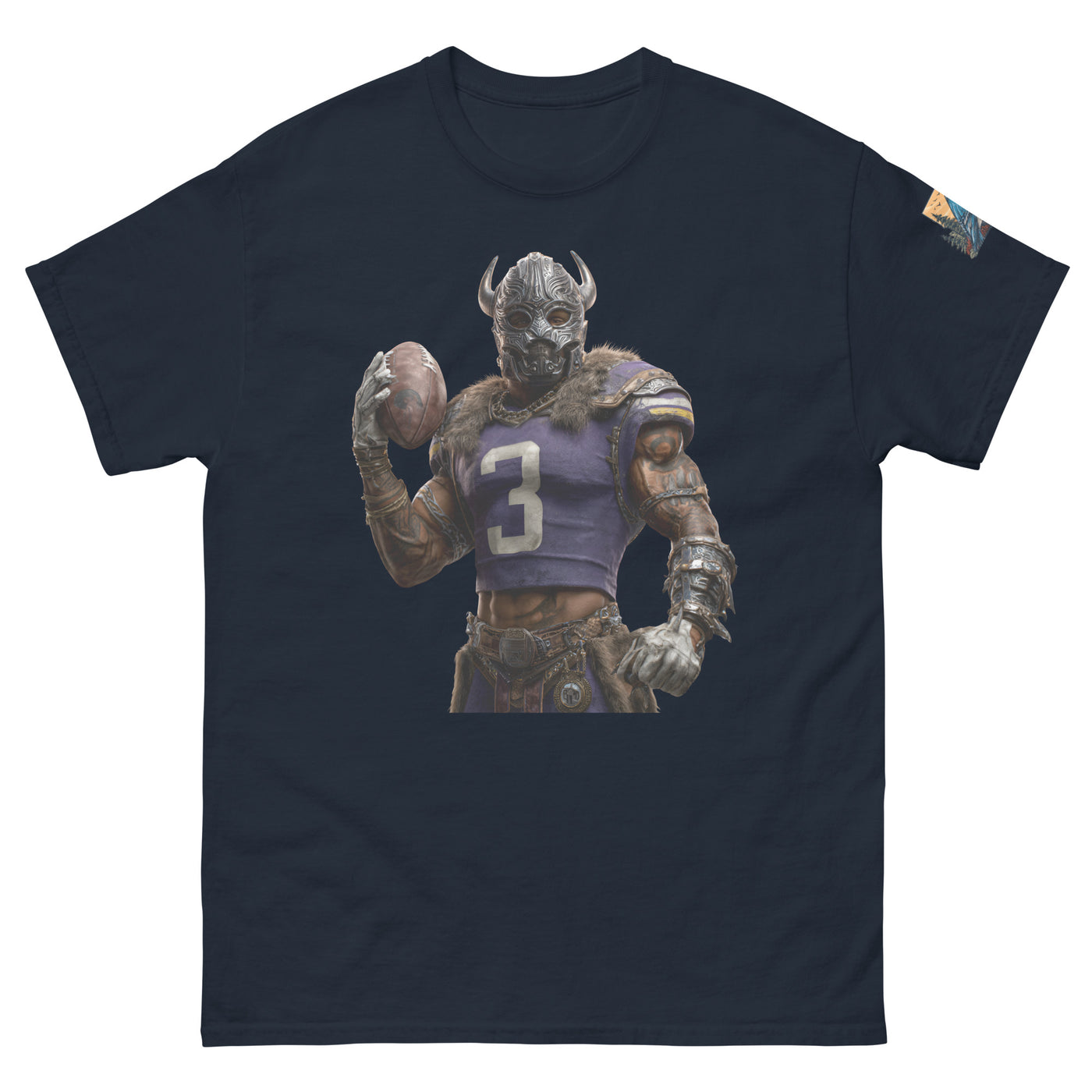 Viking 7 M Unisex classic tee Navy