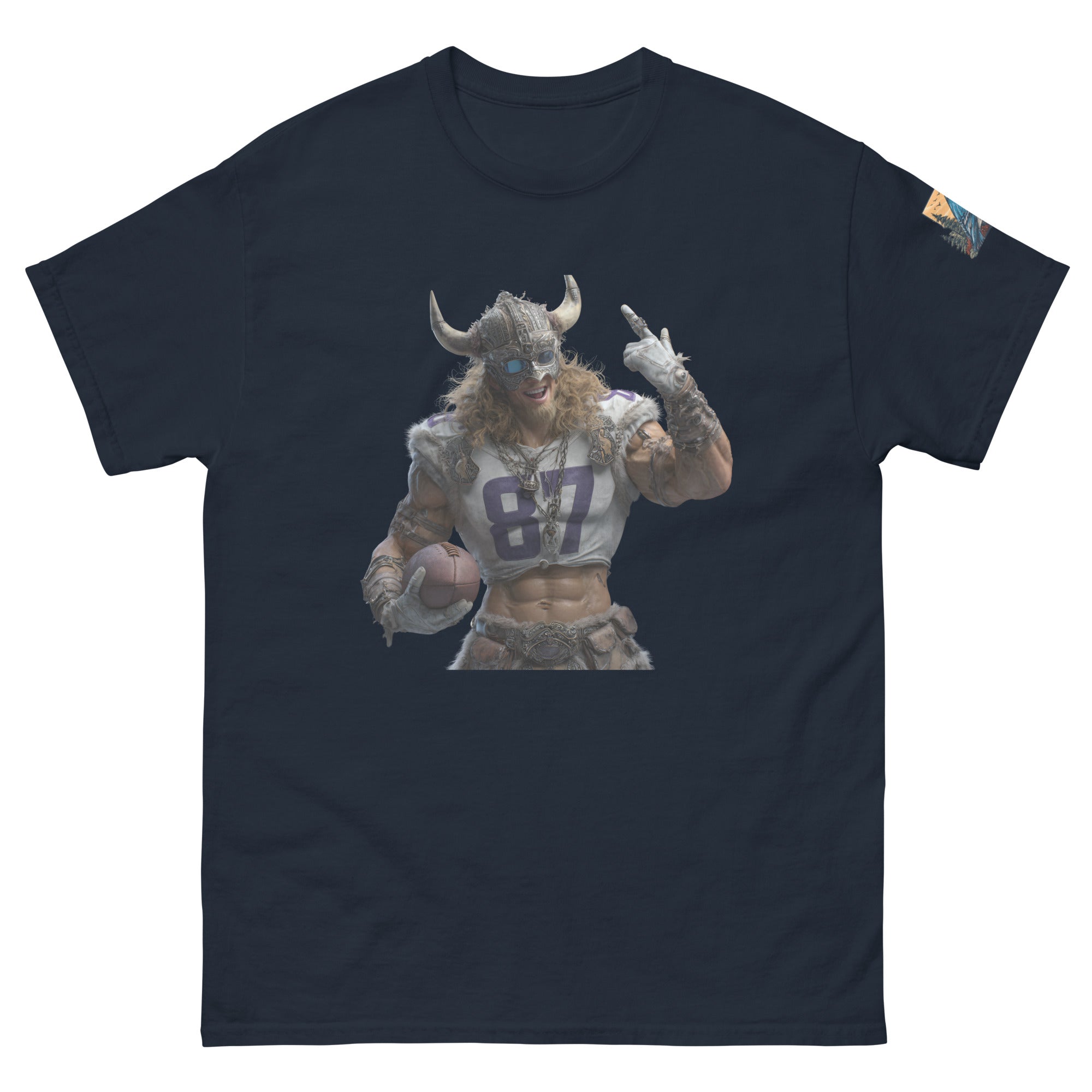 Viking 10 M Unisex classic tee Navy