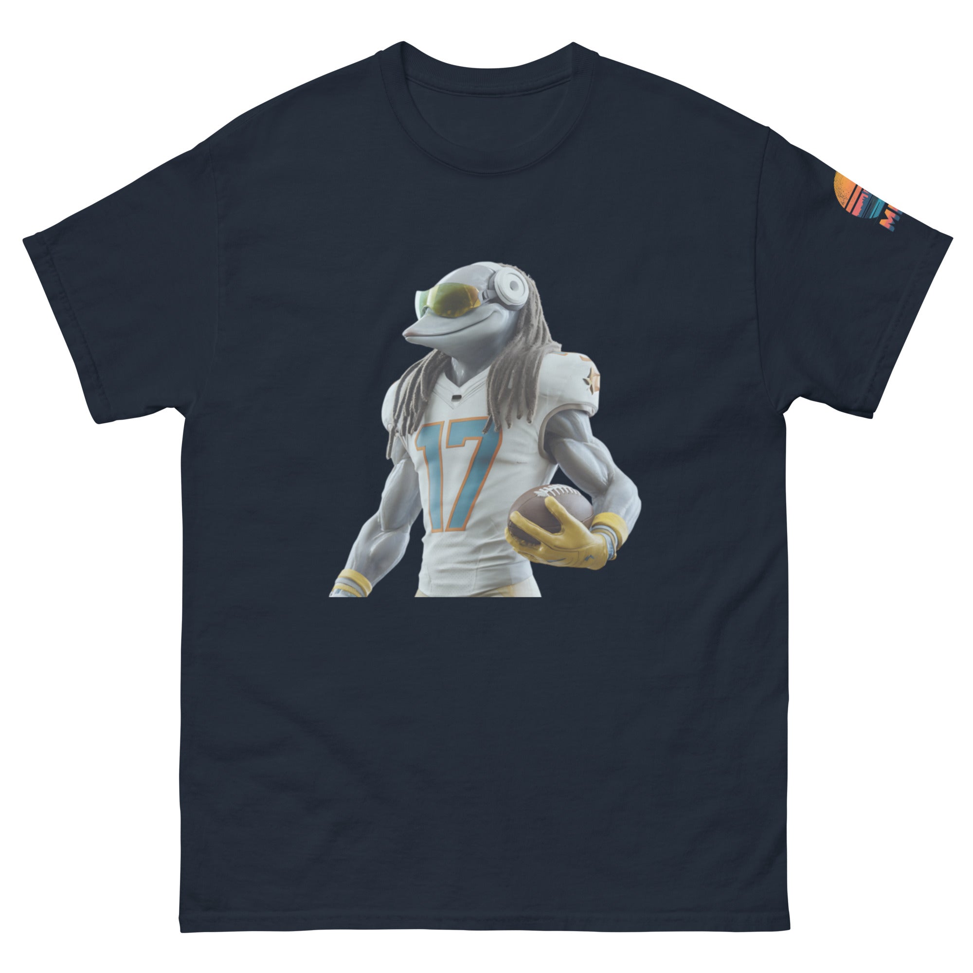 Dolphin 5 M Unisex classic tee Navy
