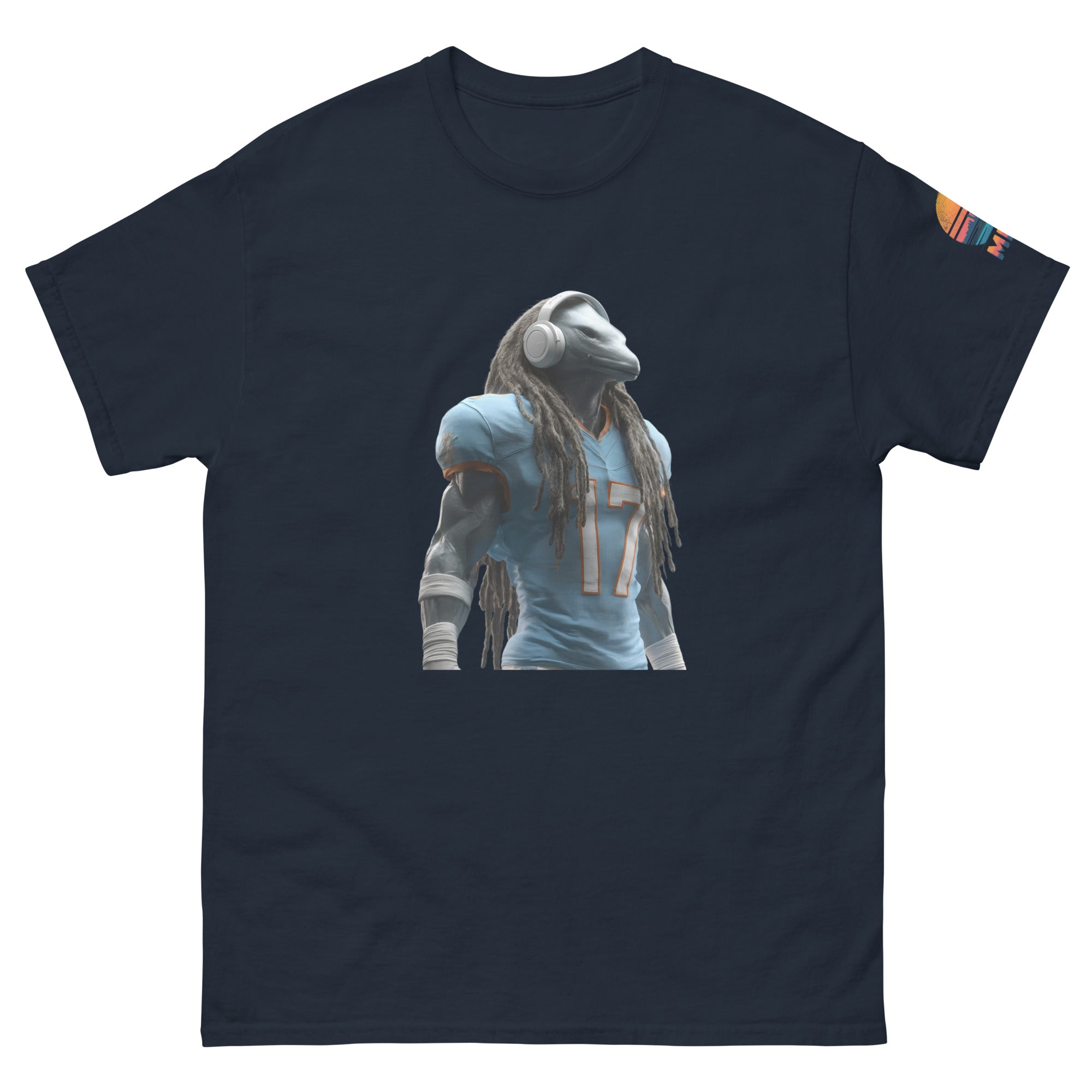 Dolphin 6 M Unisex classic tee Navy