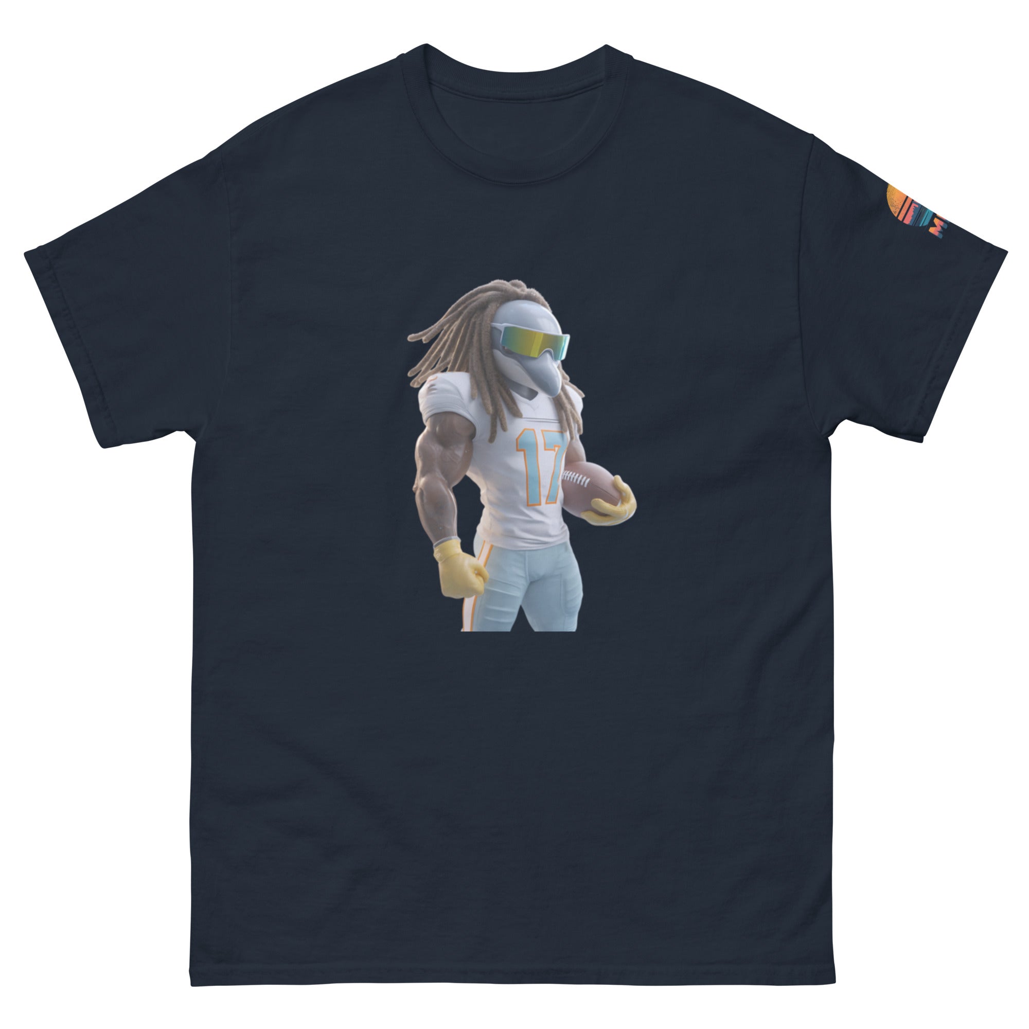 Dolphin 11 M Unisex classic tee Navy