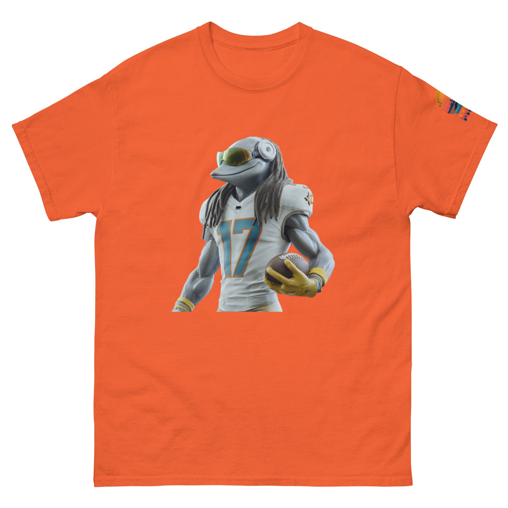 Dolphin 5 M Unisex classic tee Orange